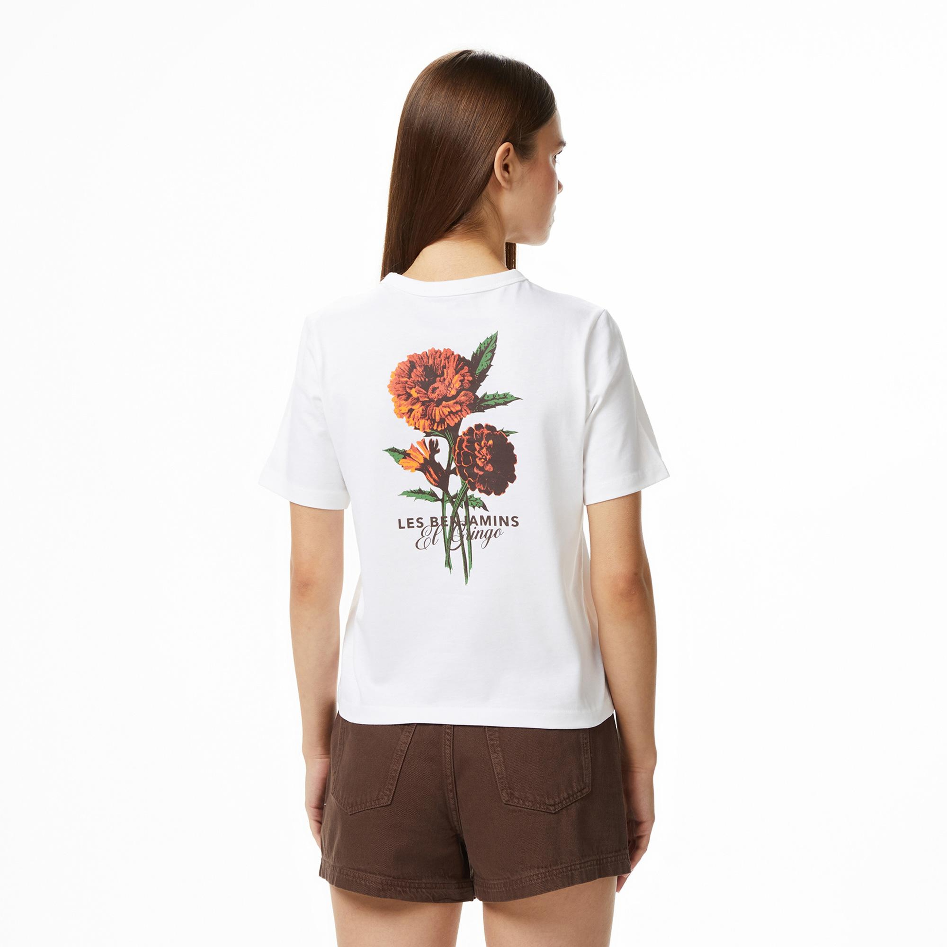 Les Benjamins 003 Kadın Beyaz T-Shirt