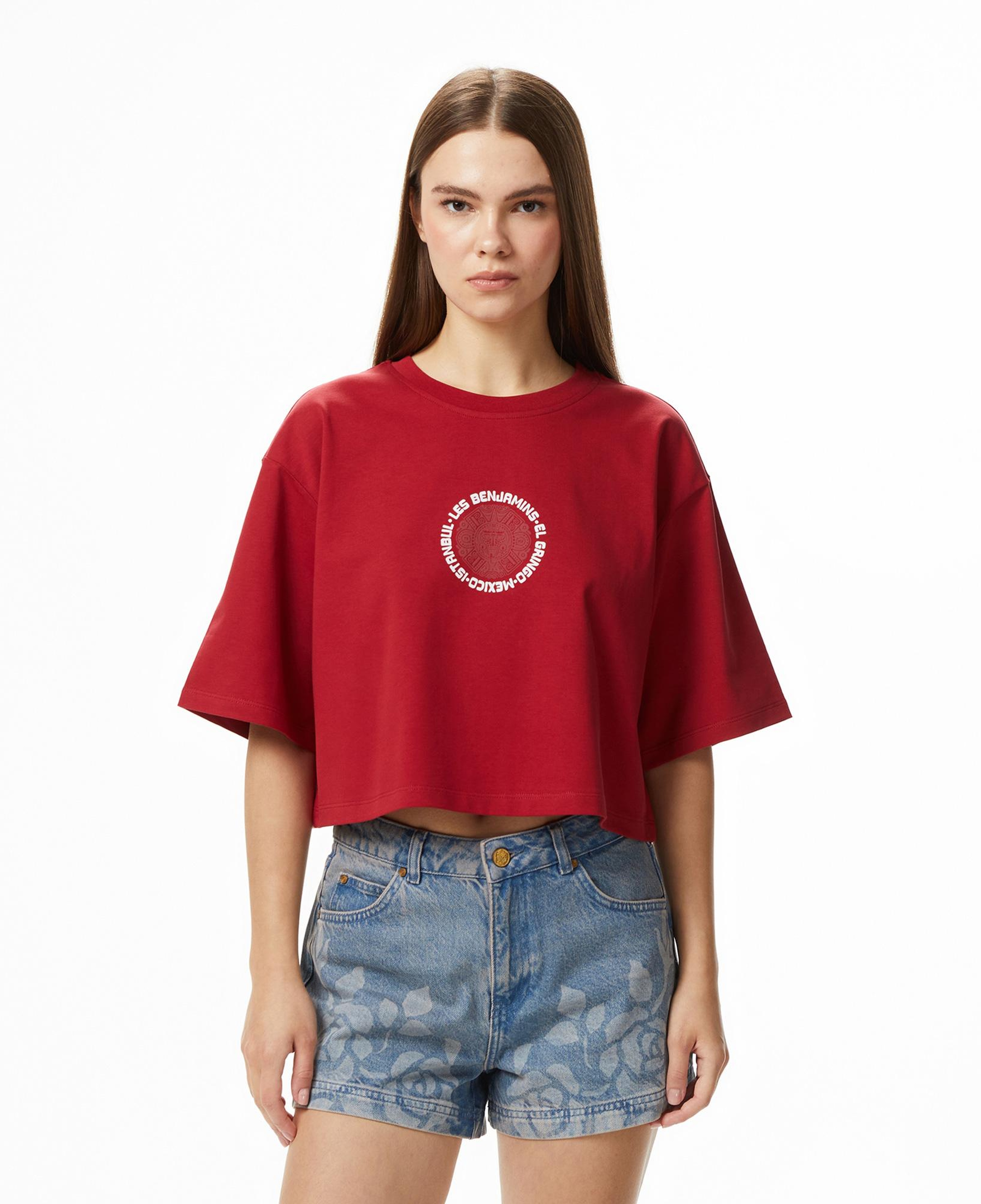 Les Benjamins 004 Kadın Kırmızı T-Shirt