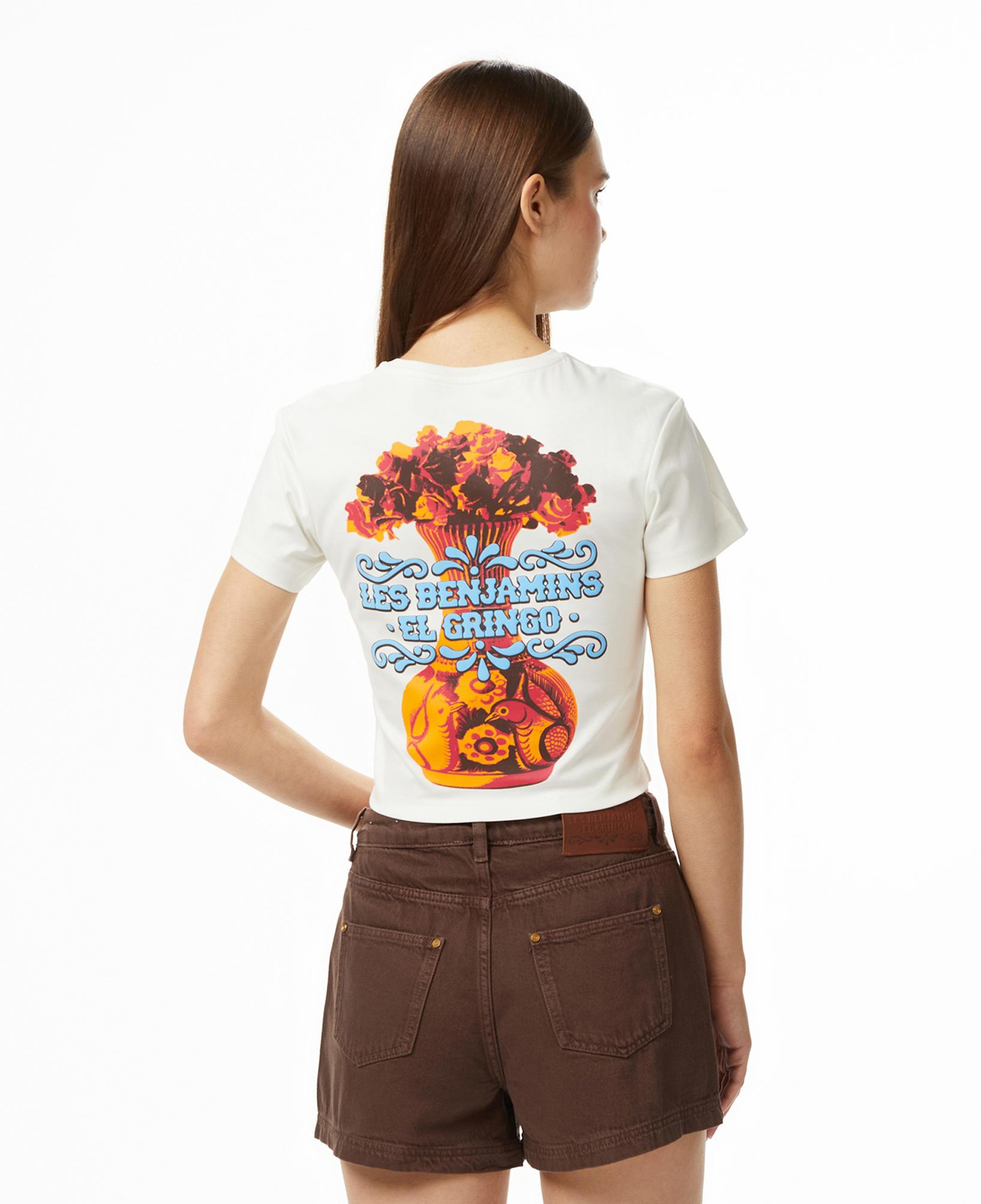Les Benjamins 025 Kadın Beyaz T-Shirt