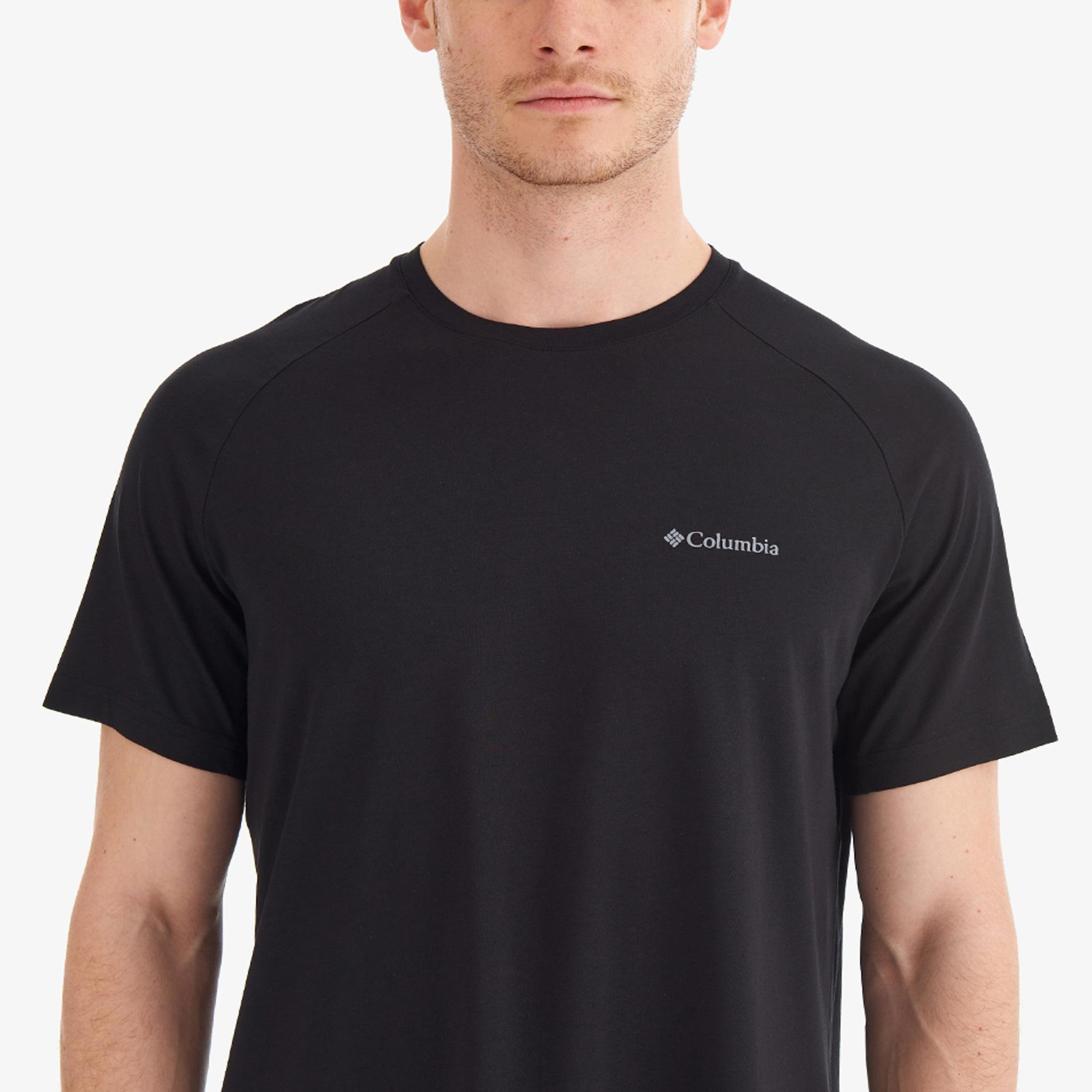 Columbia Comfort Ss Erkek Siyah T-Shirt