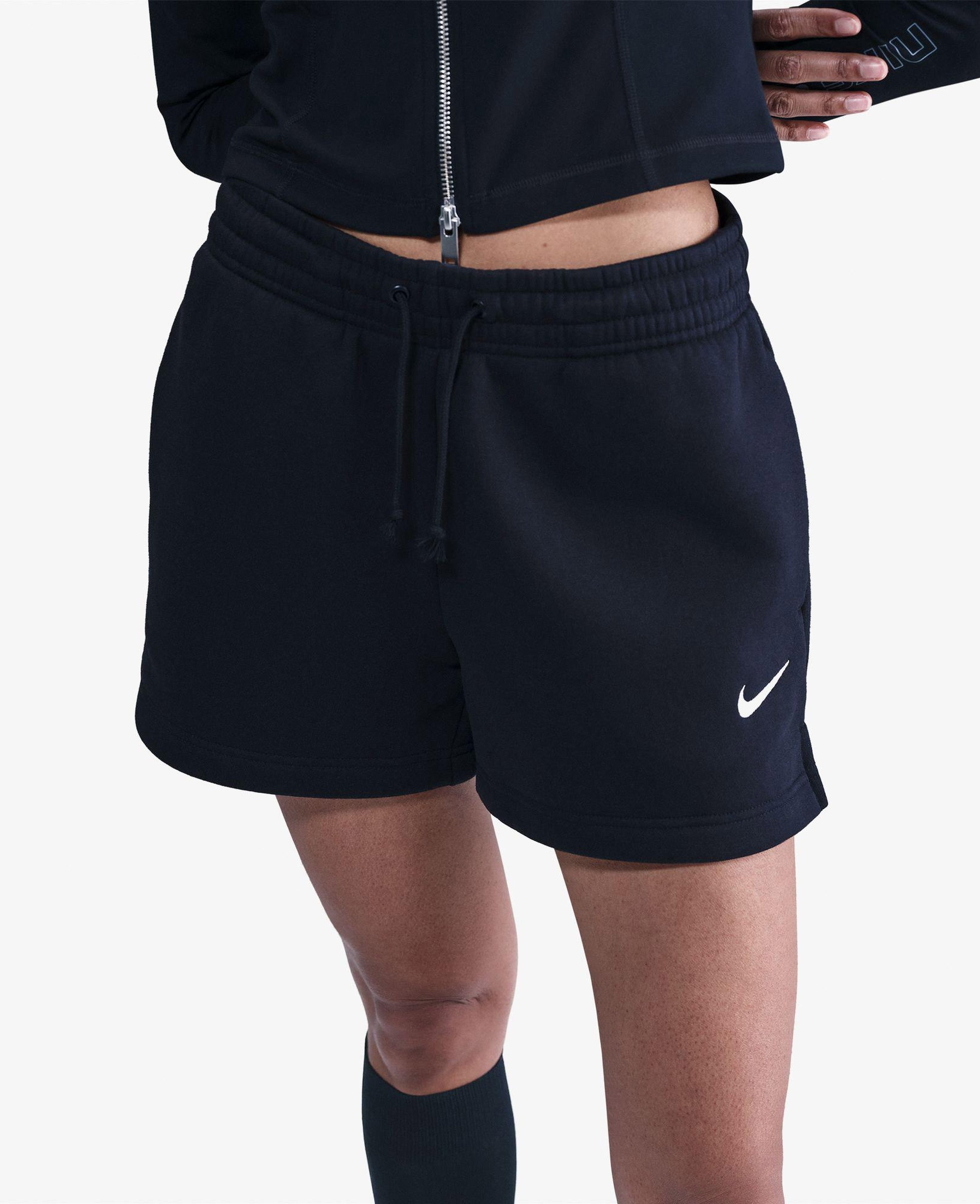 Nike Sportswear Phoenix Fleece 10 cm Kadın Siyah Şort