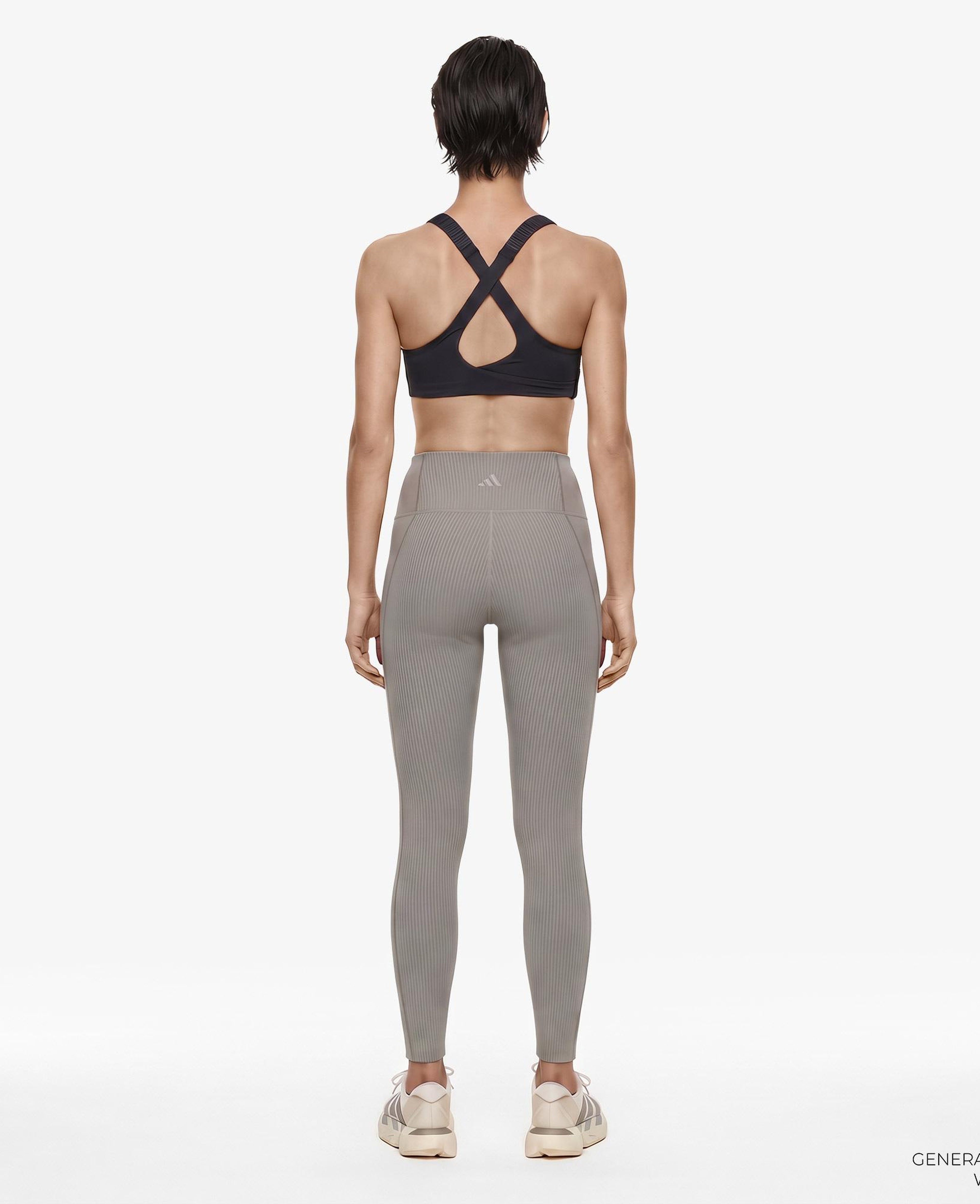 adidas All Me Rib 7/8 Kadın Bej Antrenman Taytı