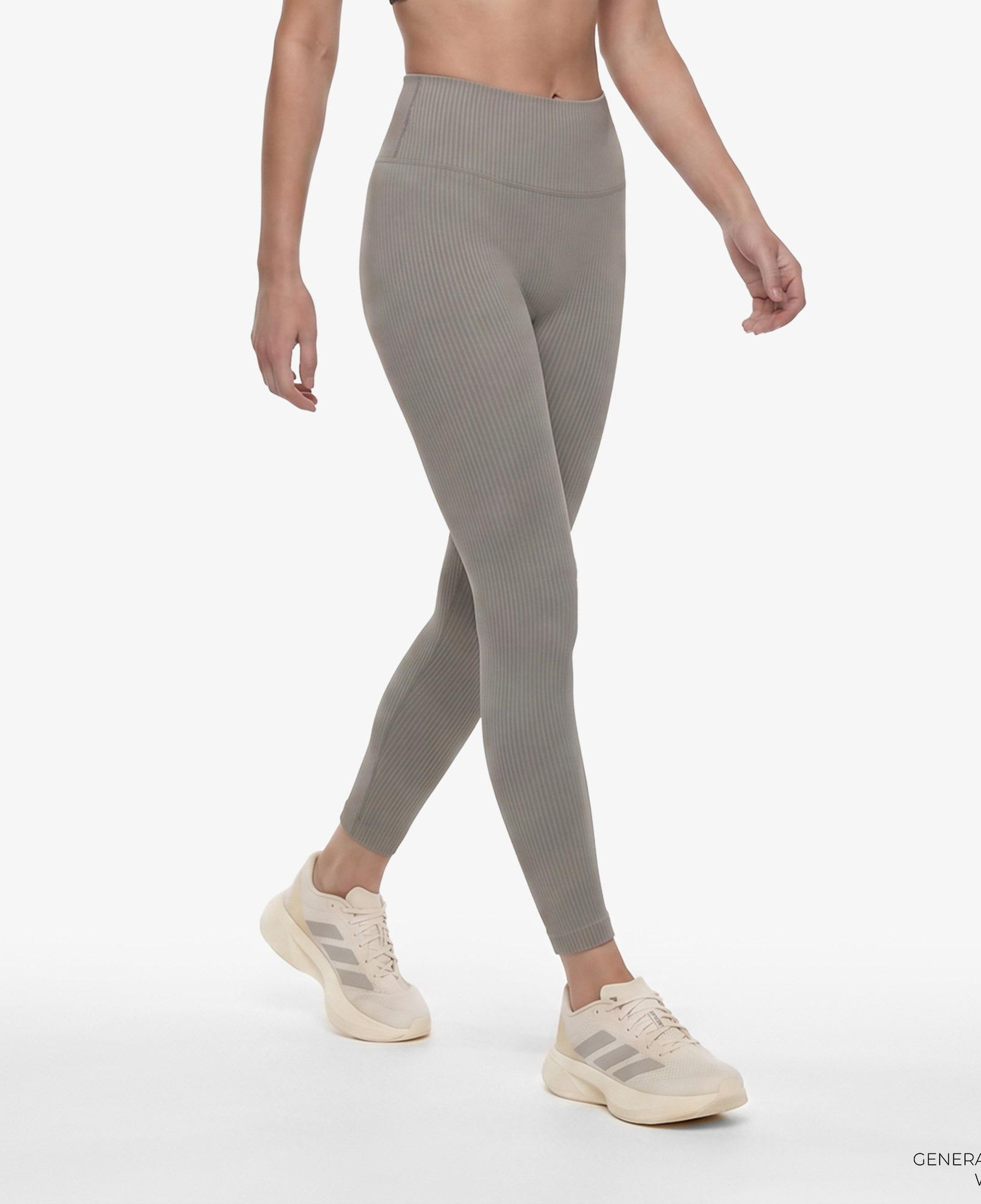 adidas All Me Rib 7/8 Kadın Bej Antrenman Taytı