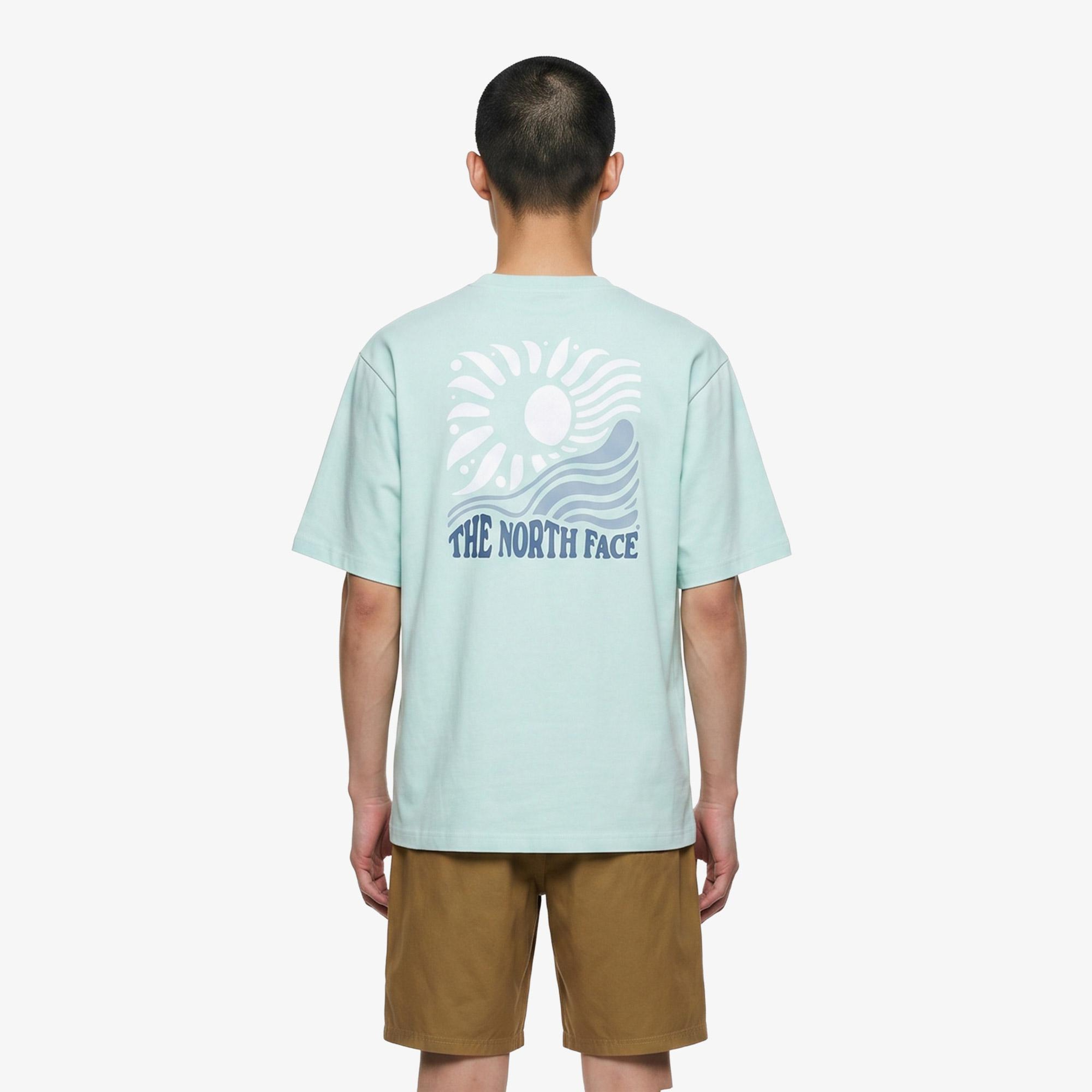 The North Face Sun Oversize Erkek Mavi T-Shirt