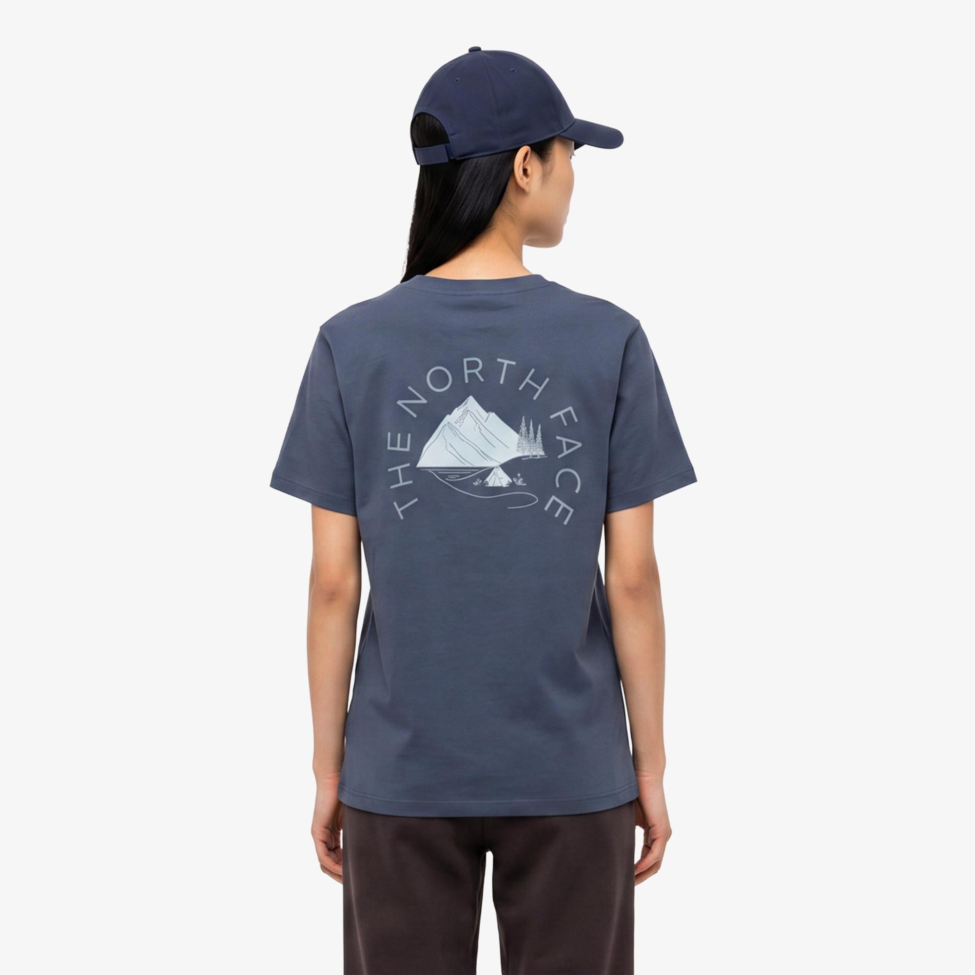 The North Face Monte Regular Kadın Gri T-Shirt