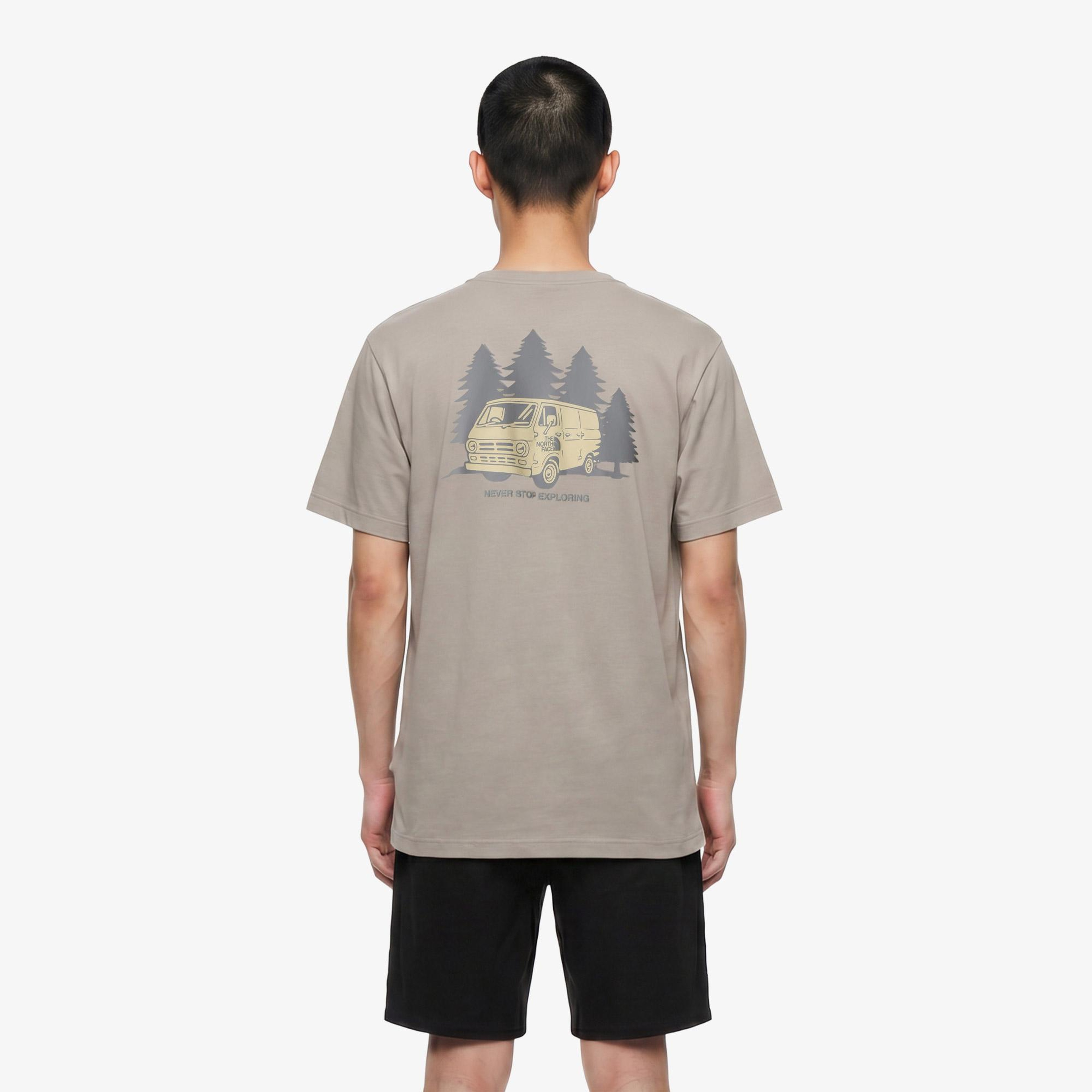 The North Face Van Life Relaxed Erkek Gri T-Shirt