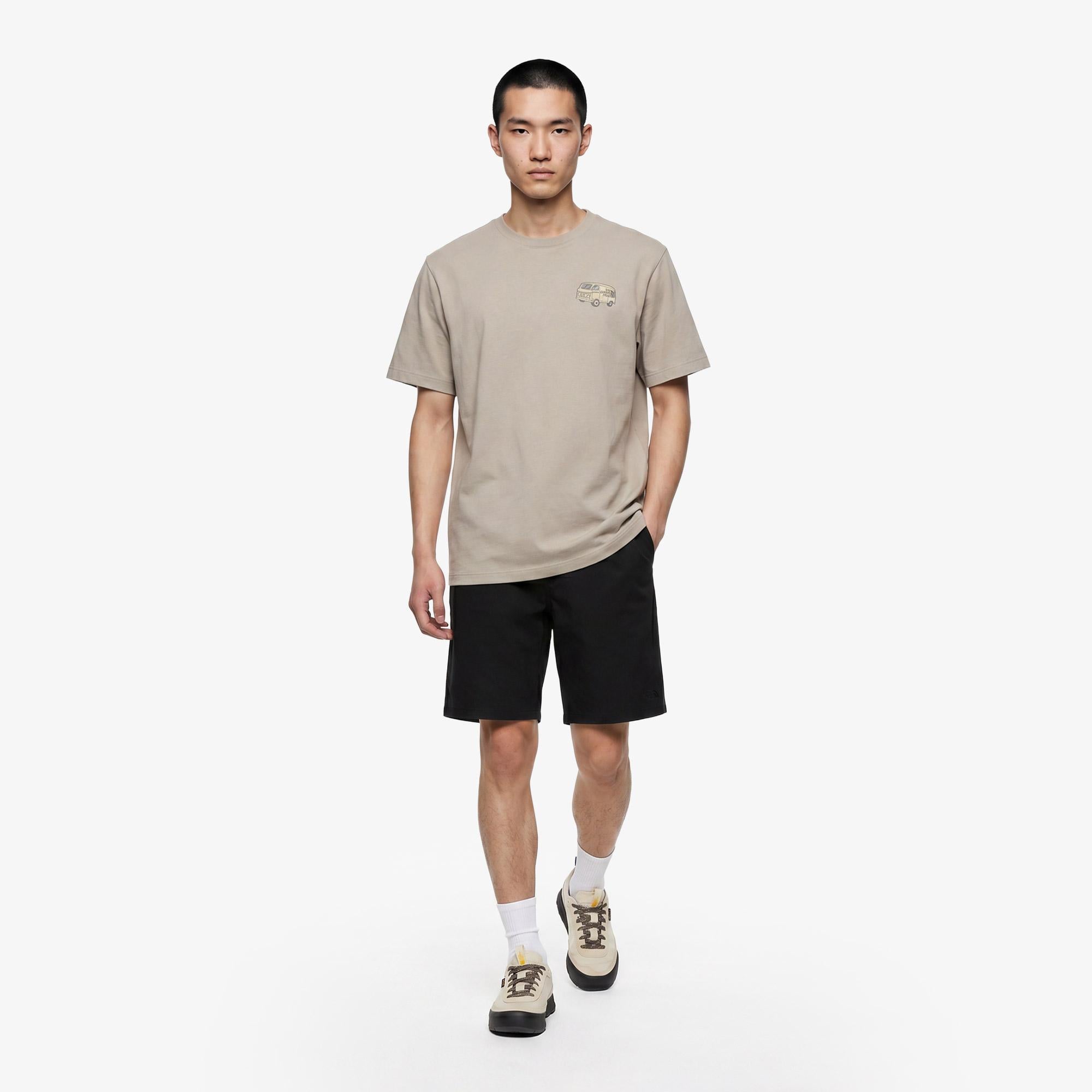 The North Face Van Life Relaxed Erkek Gri T-Shirt