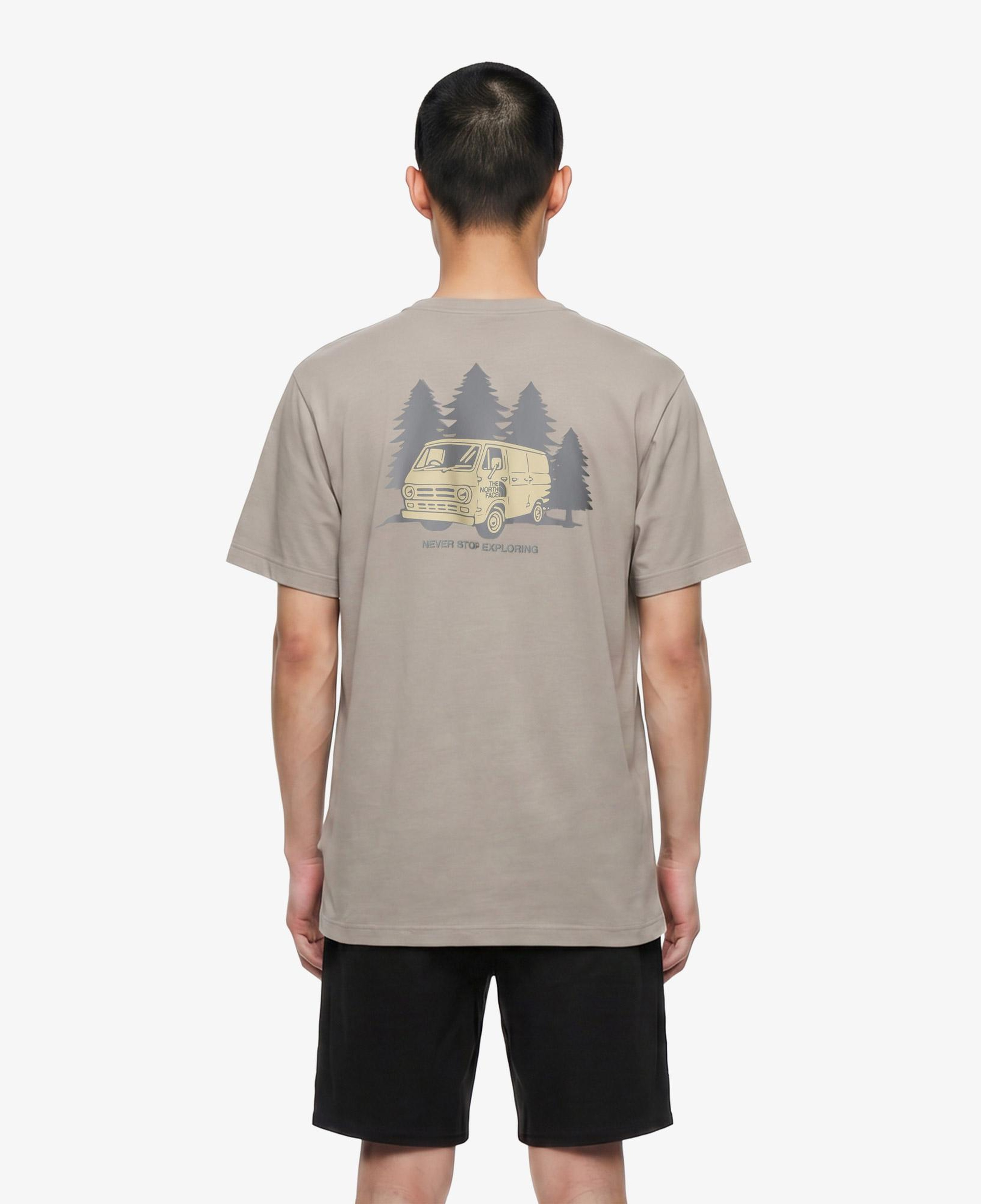 The North Face Van Life Relaxed Erkek Gri T-Shirt