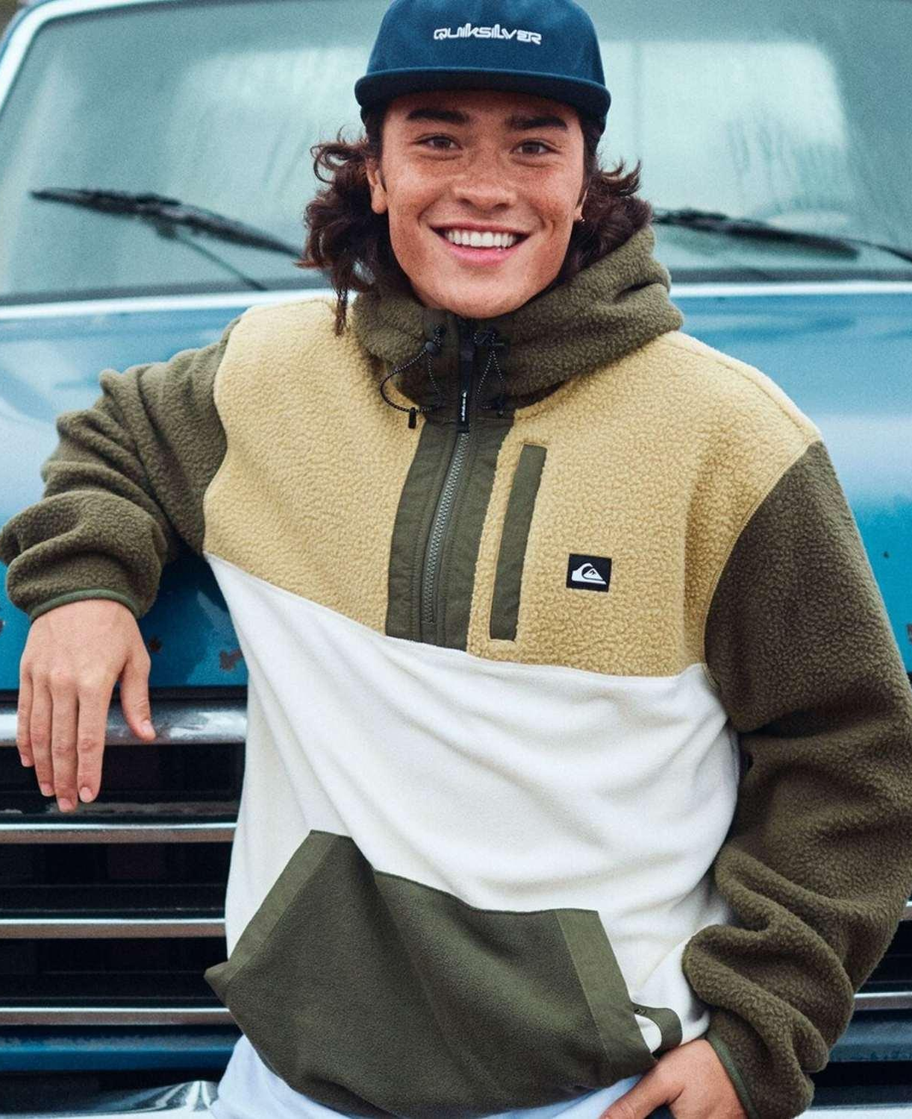 Quiksilver Ocean View Mix Up Hoody Erkek Polar