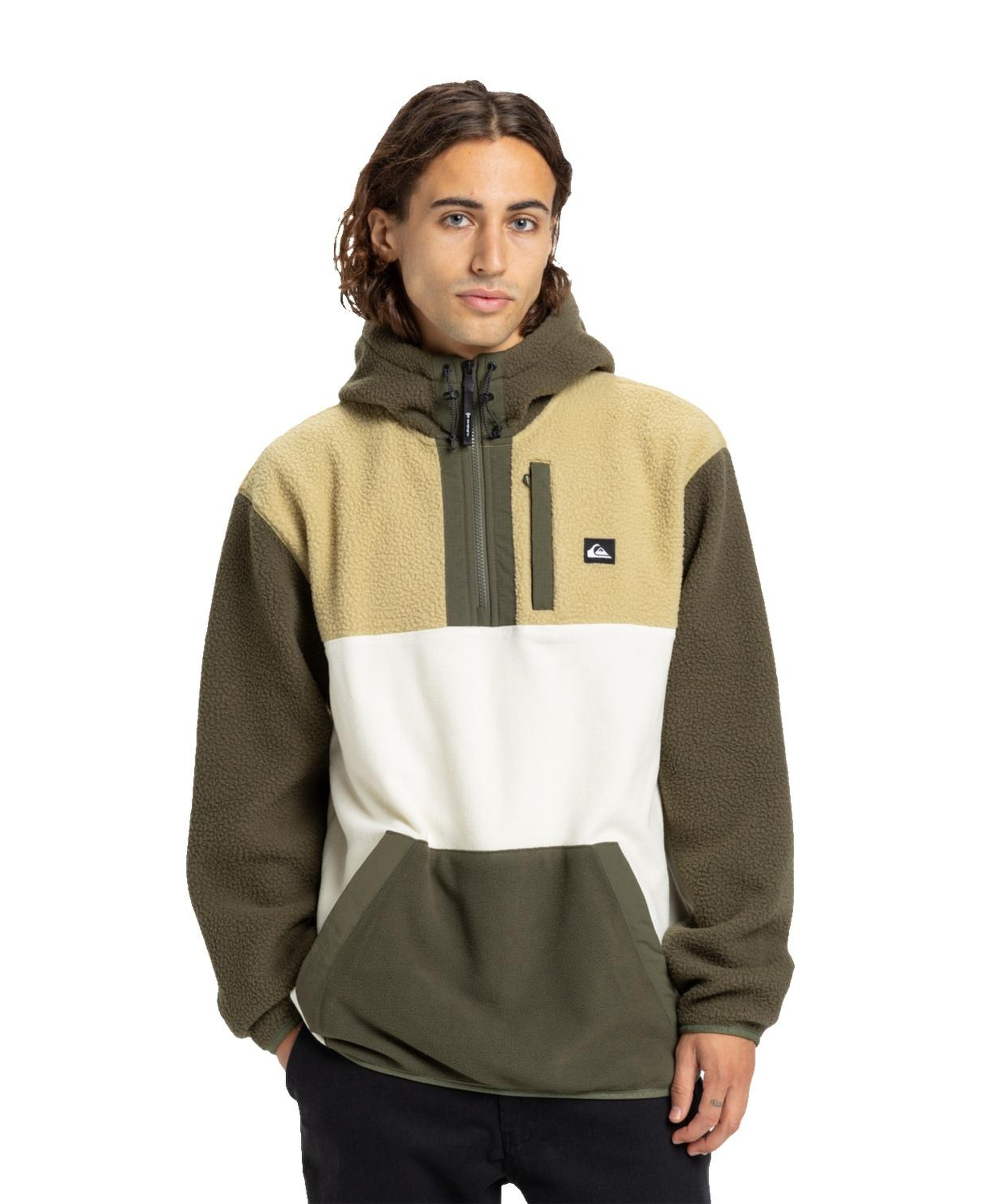 Quiksilver Ocean View Mix Up Hoody Erkek Polar