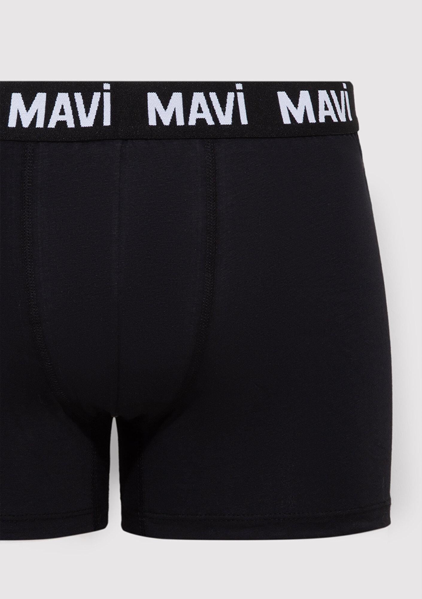 Mavi Siyah Basic Boxer 0911079-35495