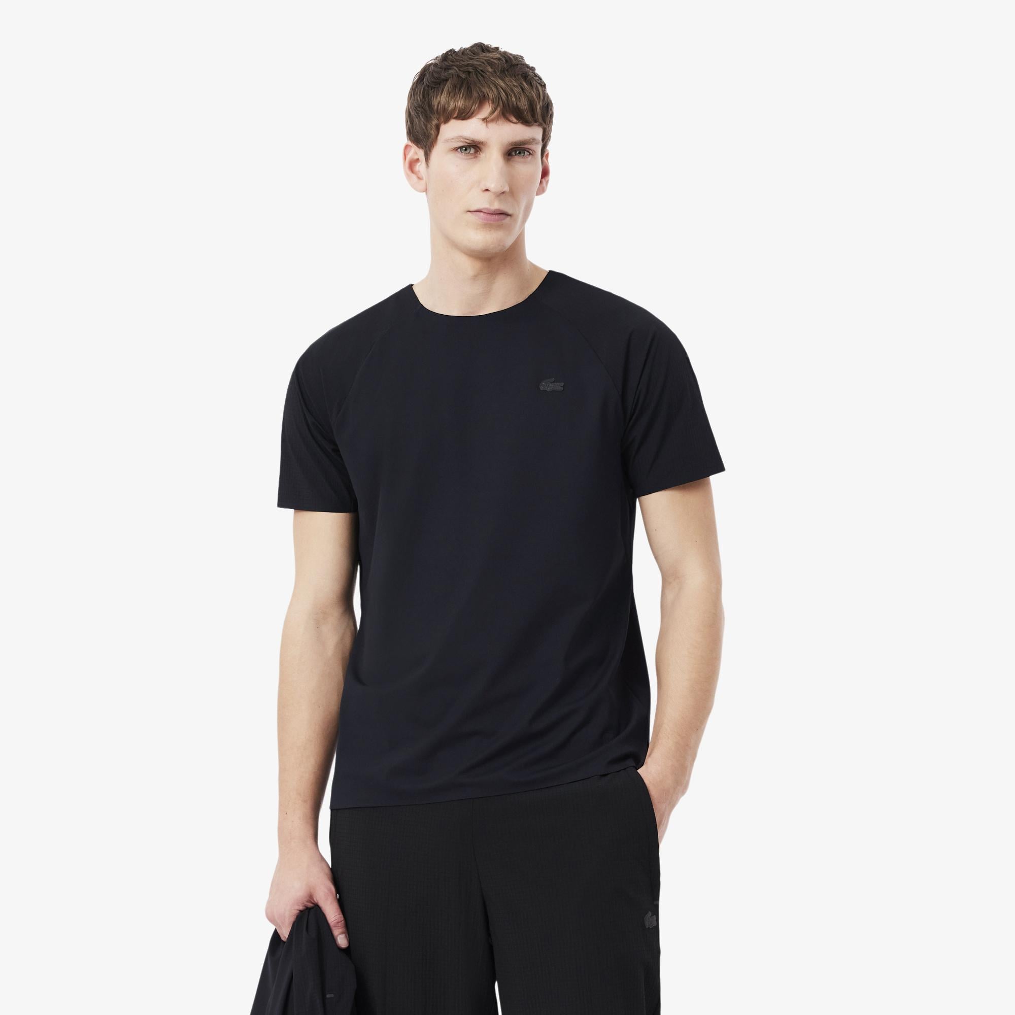 Erkek Classic Fit Bisiklet Yaka Siyah T-Shirt