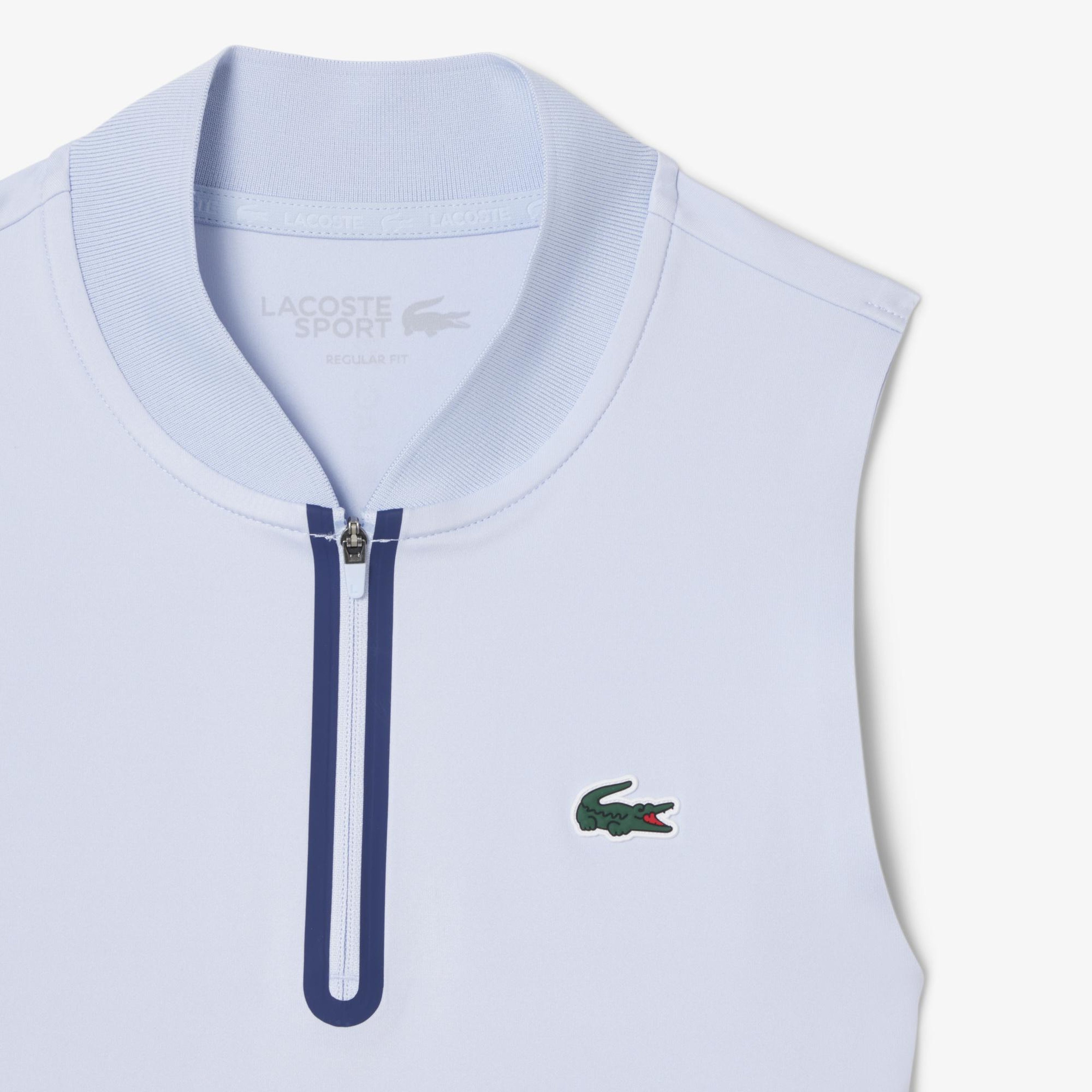 SPORT Kadın Regular Fit Kolsuz Mavi Polo