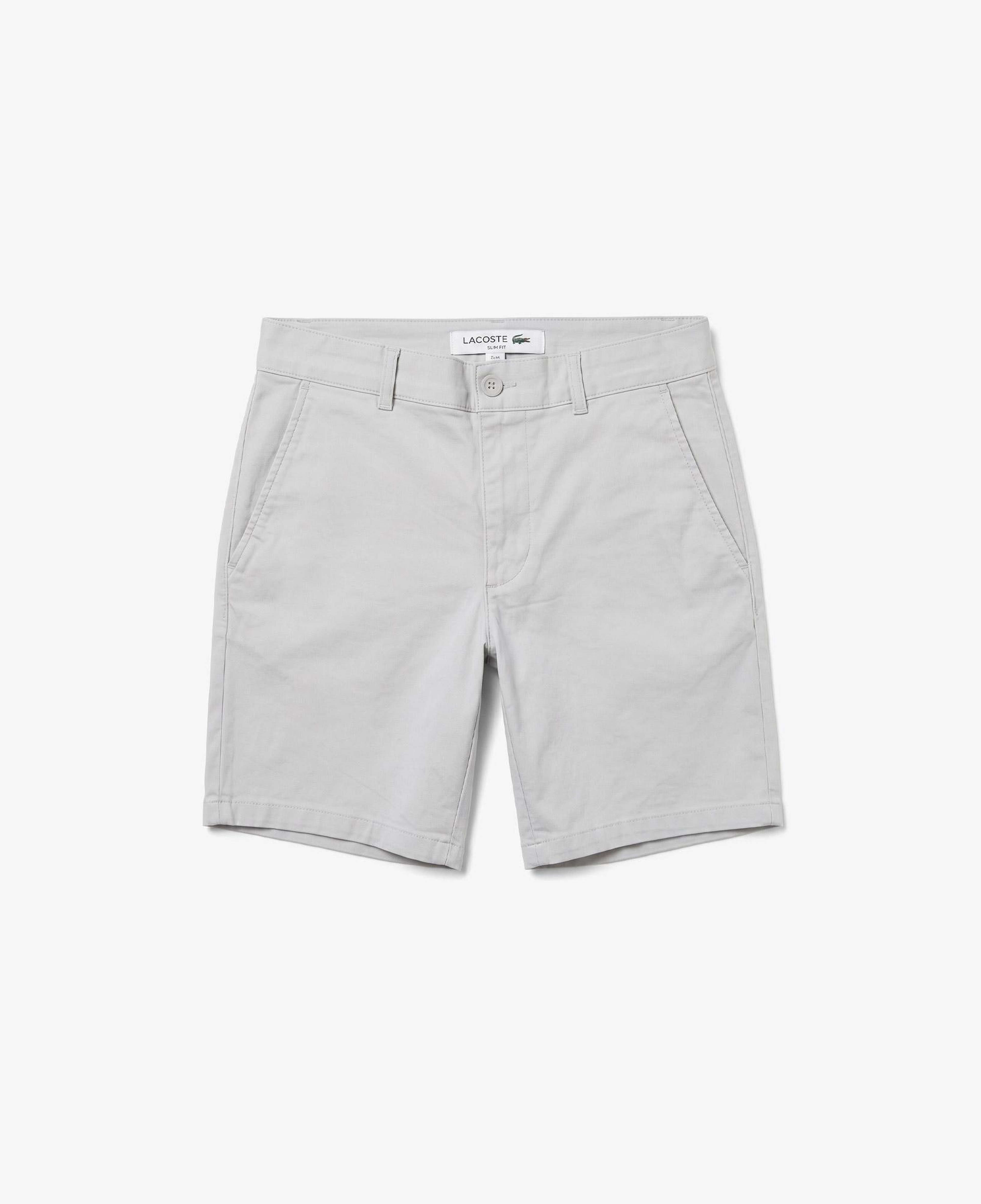 Erkek Slim Fit Gri Bermuda Şort