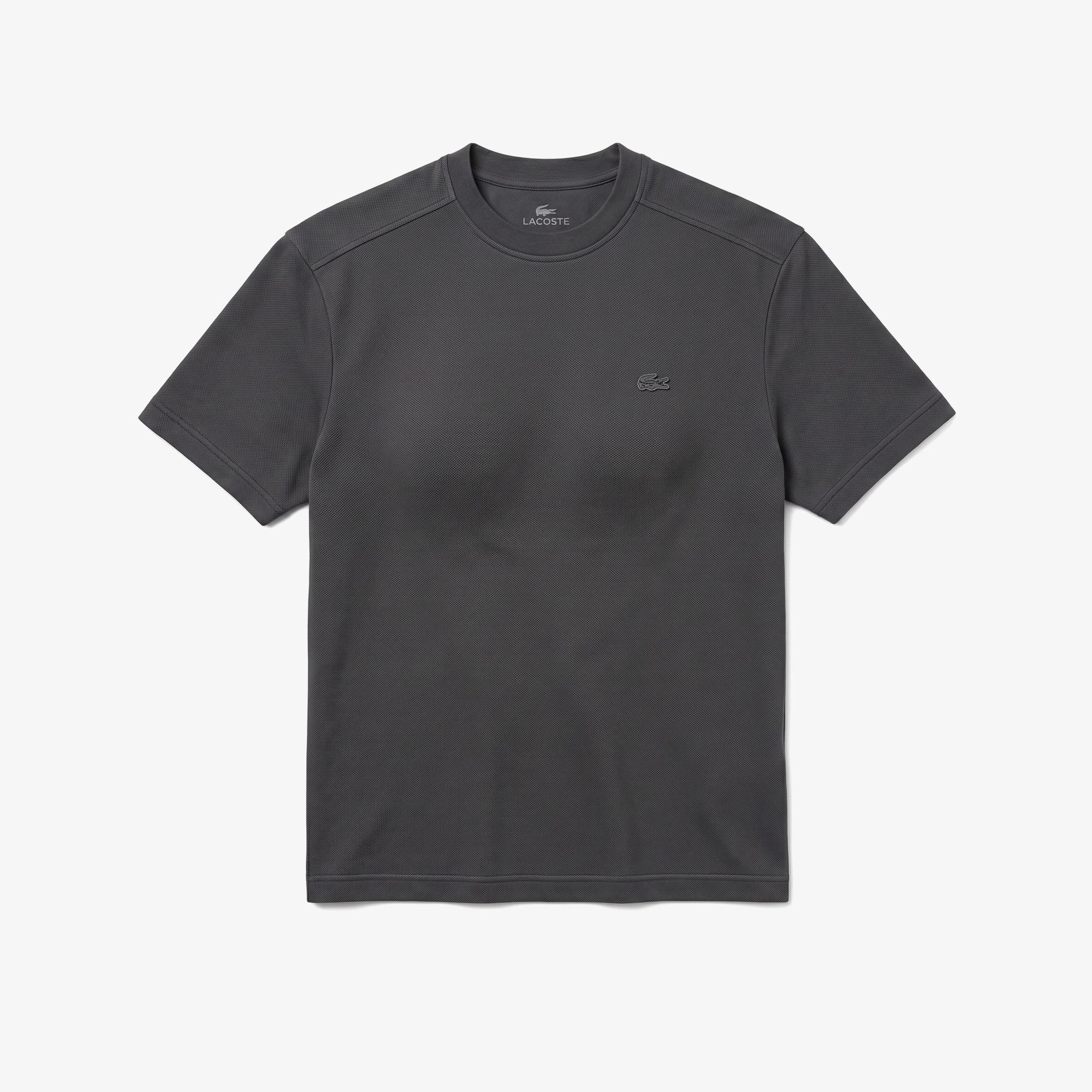 Erkek Relaxed Fit Bisiklet Yaka Koyu Gri T-Shirt