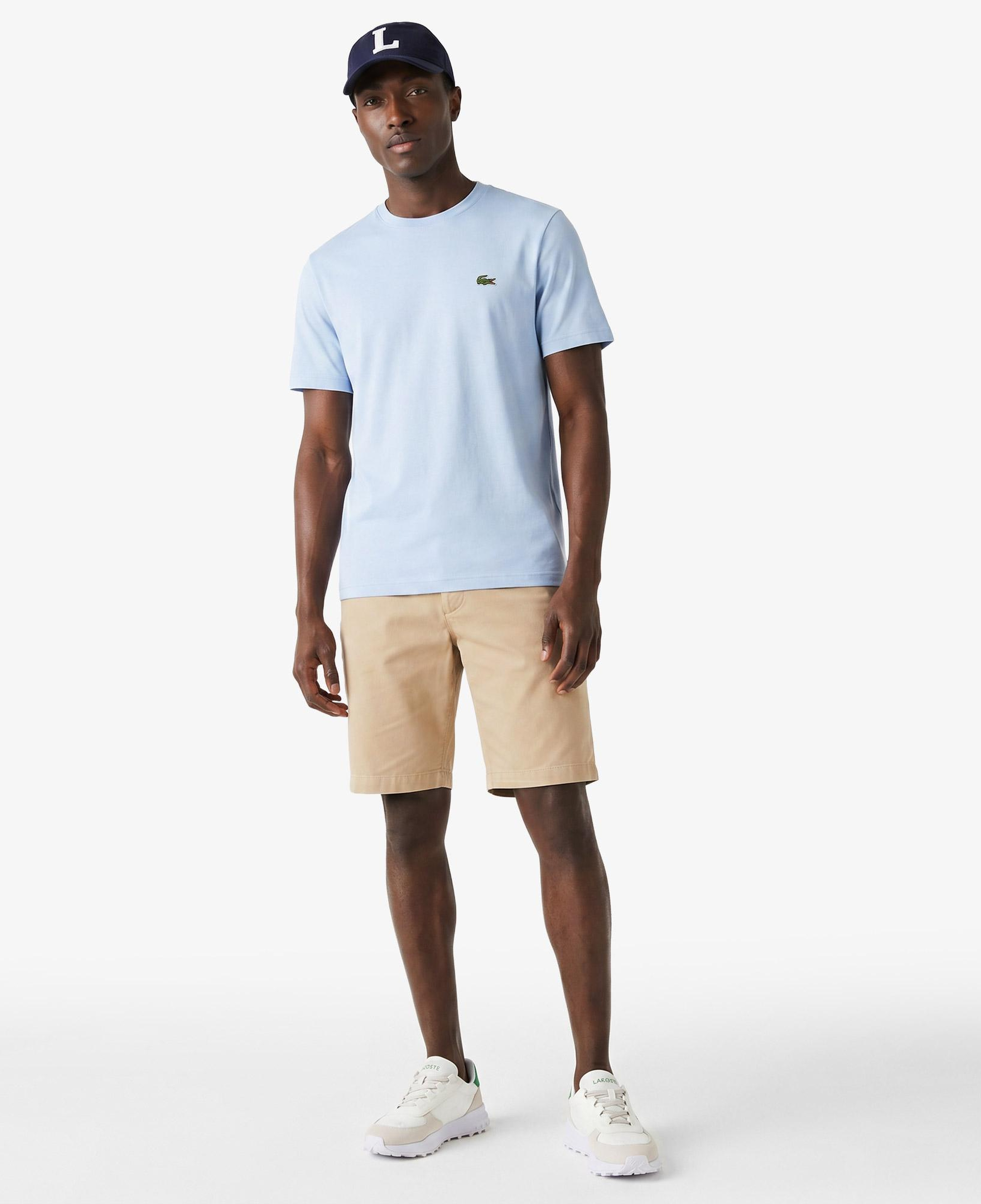Erkek Regular Fit Bisiklet Yaka Mavi T-Shirt