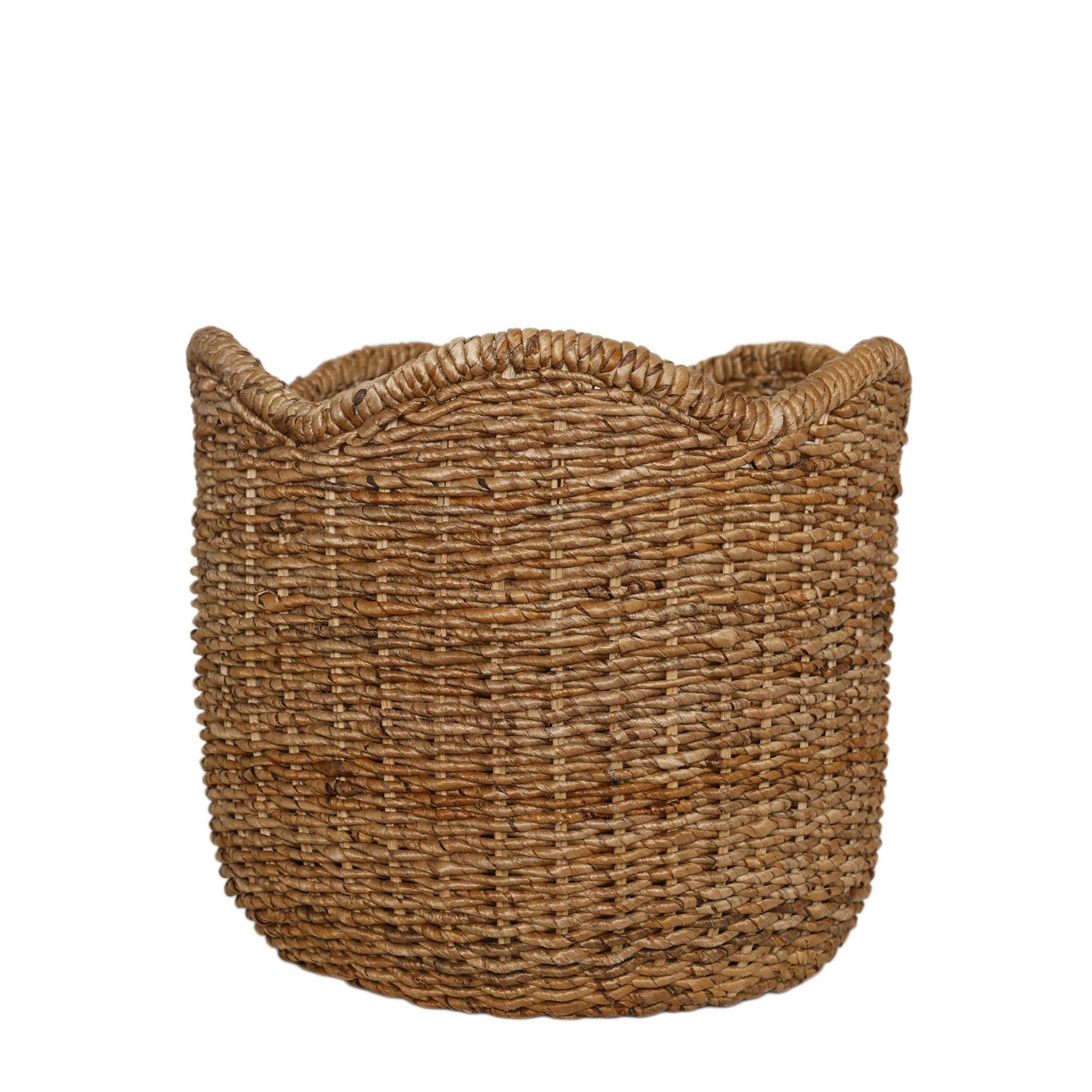 YARGICI Muz Ağacı Yaprağı Silindir Sepet(51x46 Cm)