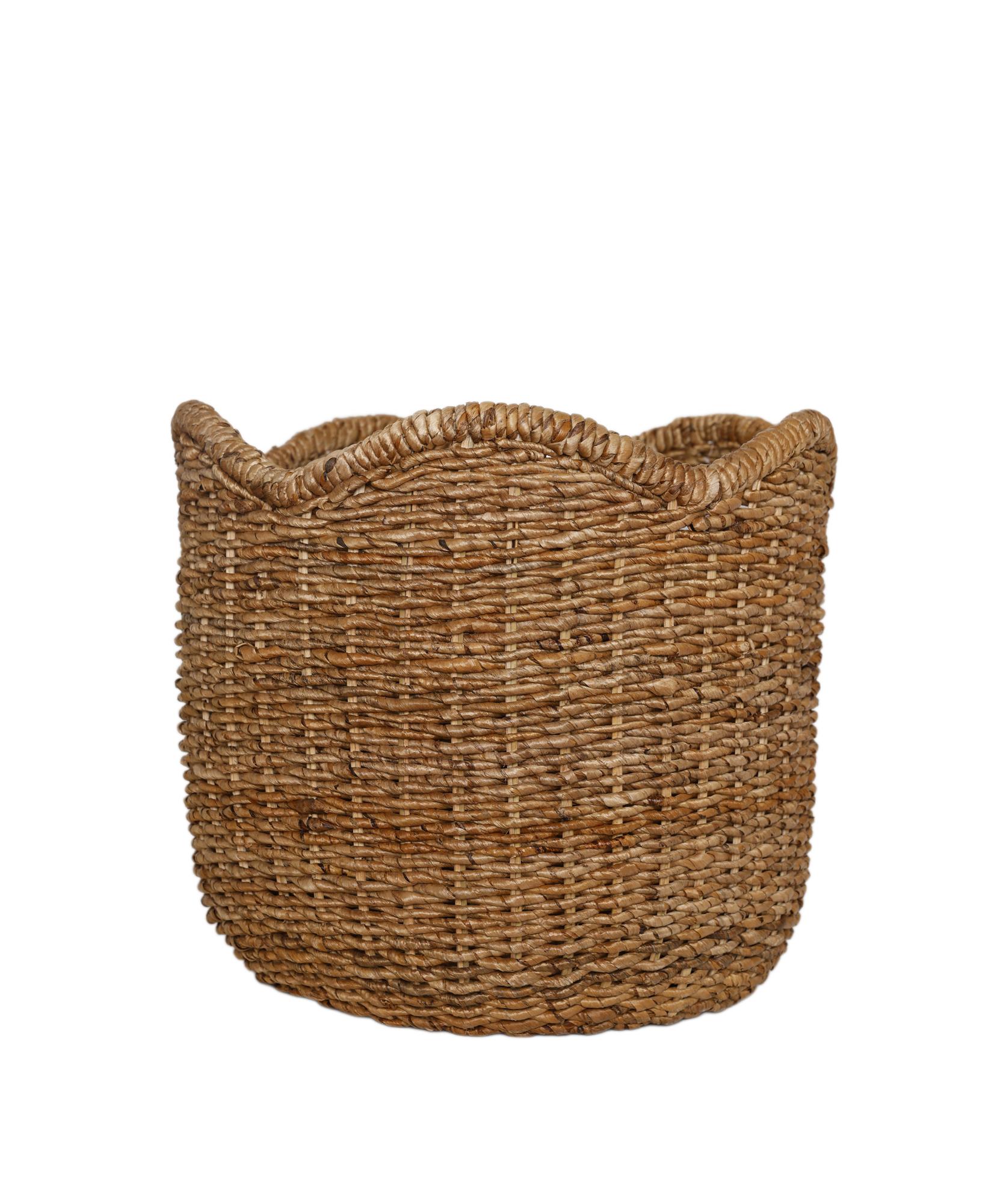 YARGICI Muz Ağacı Yaprağı Silindir Sepet(51x46 Cm)