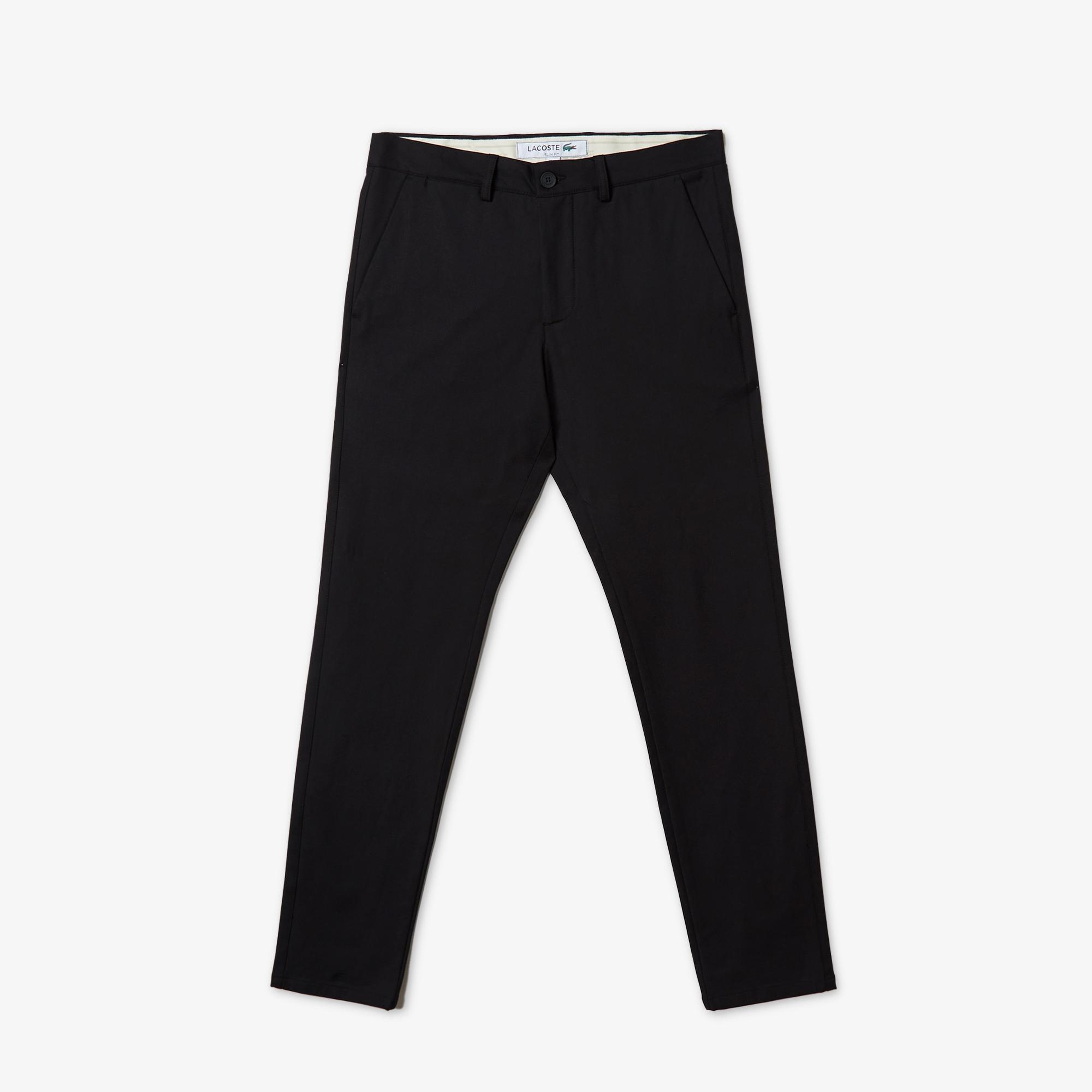 Erkek Slim Fit Siyah Pantolon