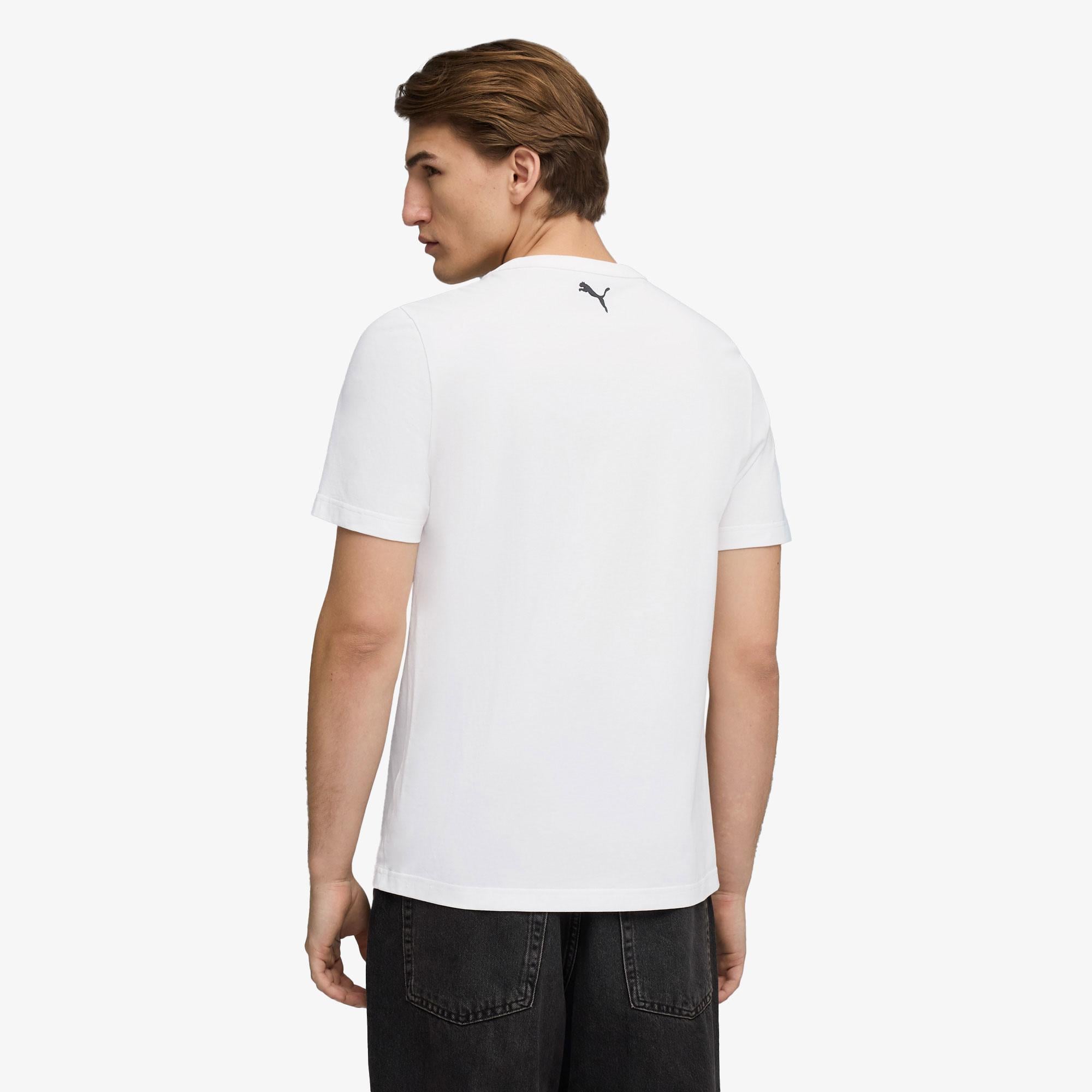 Puma Future Archive Graphic Unisex Beyaz T-Shirt