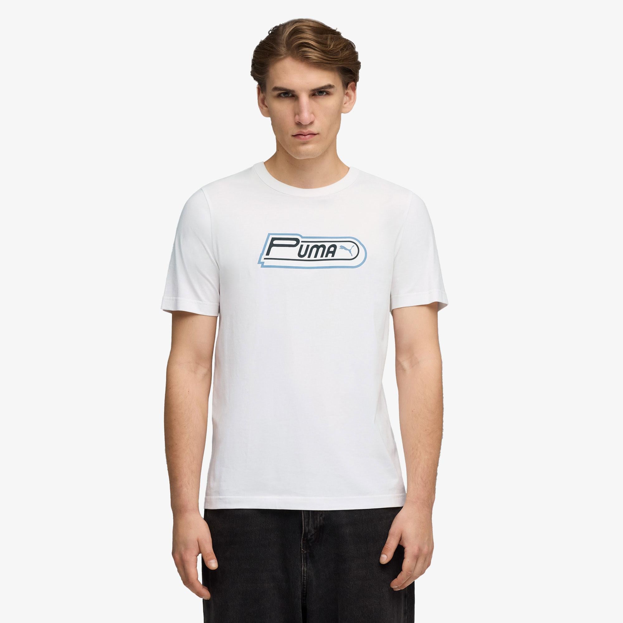 Puma Future Archive Graphic Unisex Beyaz T-Shirt
