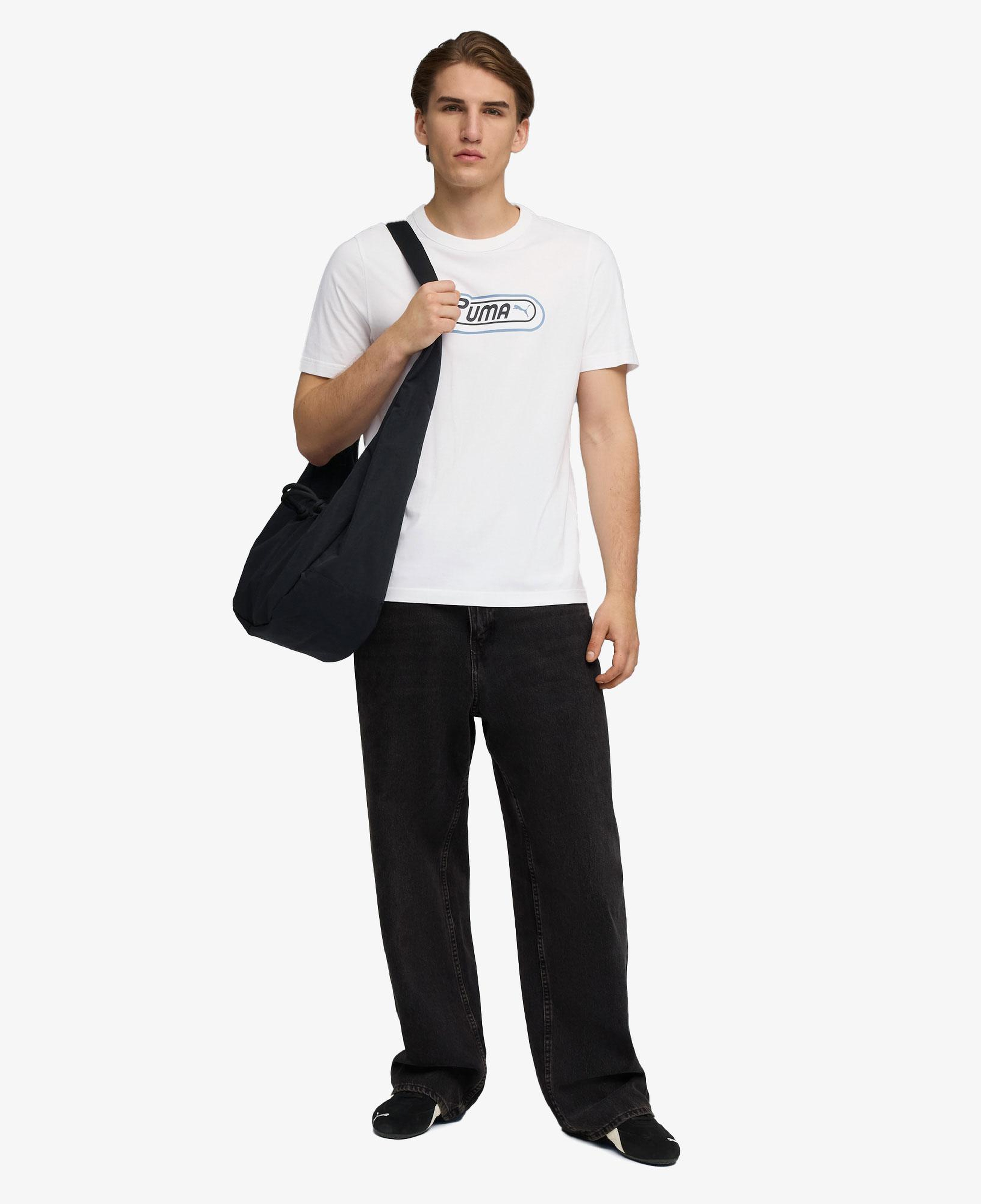 Puma Future Archive Graphic Unisex Beyaz T-Shirt