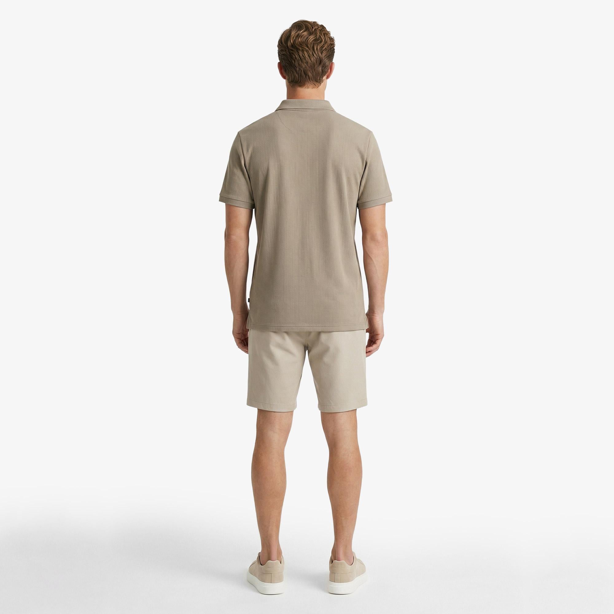 Nautica Erkek Bej Regular Fit Polo Yaka T-Shirt