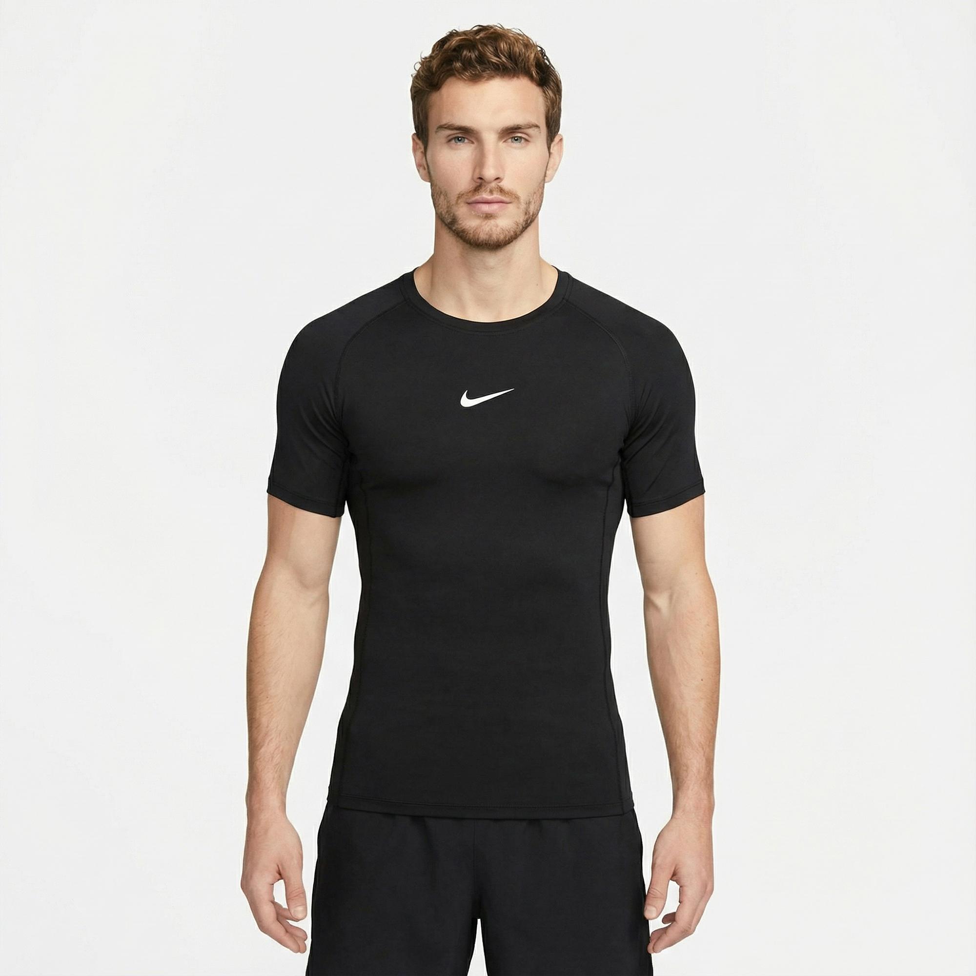 Nike Pro Dri-Fit Erkek Siyah Tişört