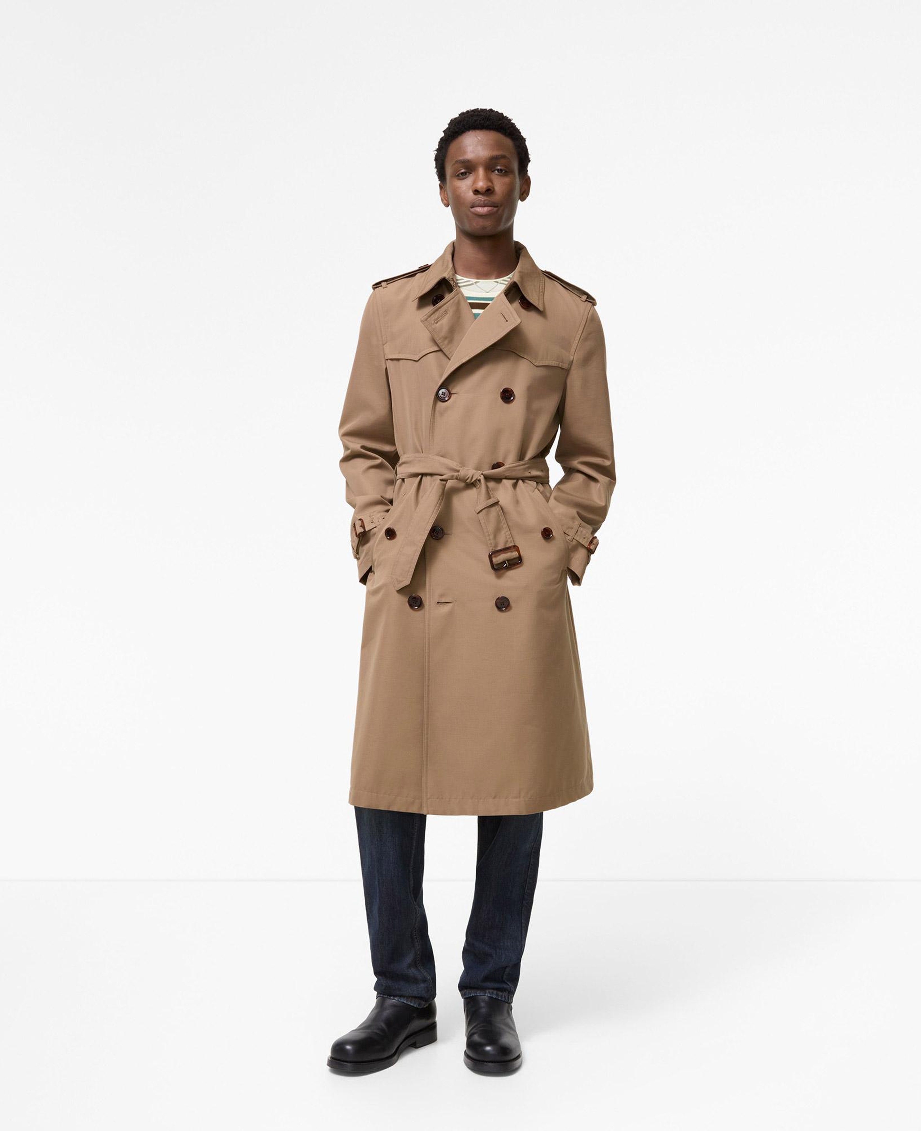 Burberry Erkek Bej Mont