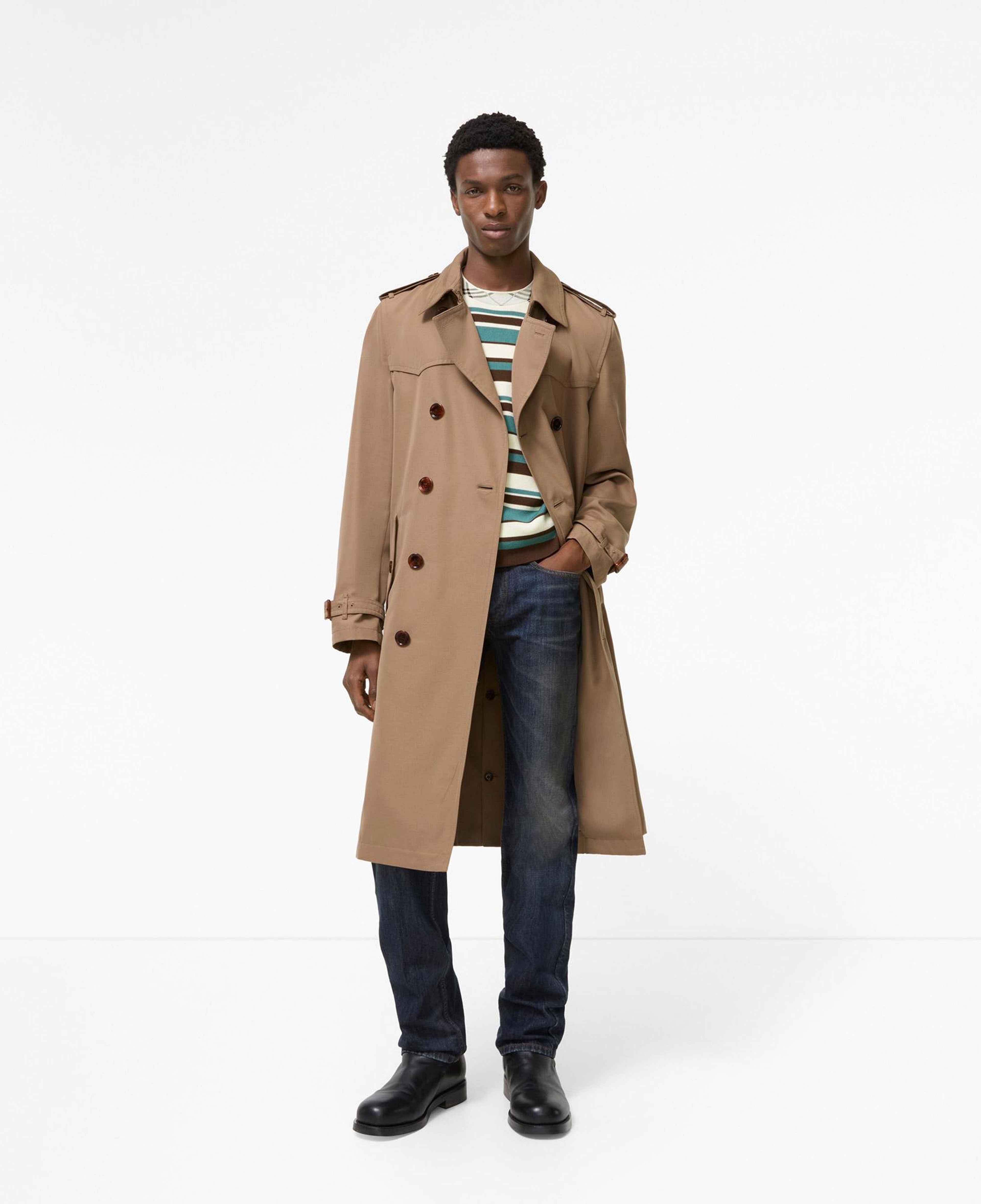 Burberry Erkek Bej Mont