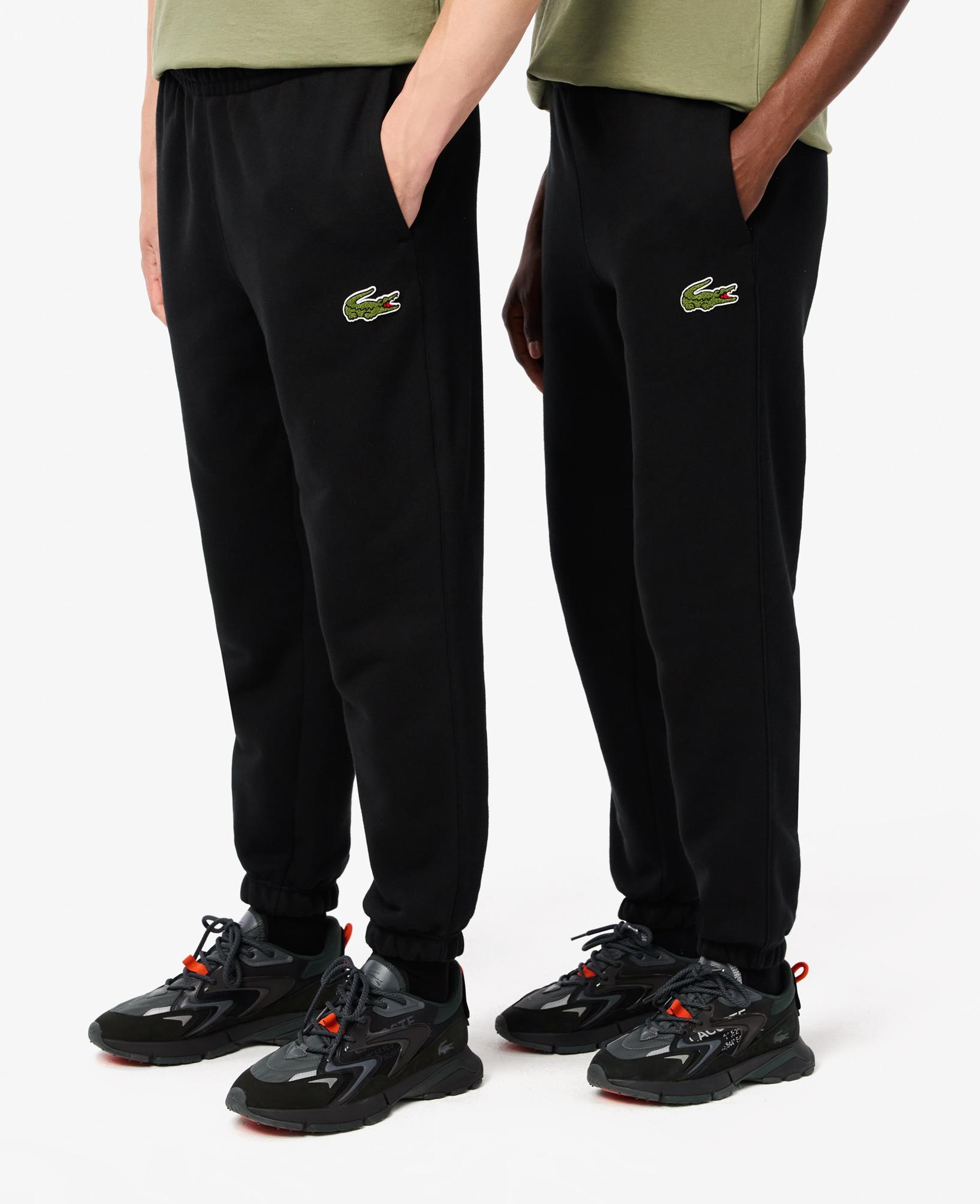 Lacoste Unisex Relaxed Fit Siyah Eşofman Altı