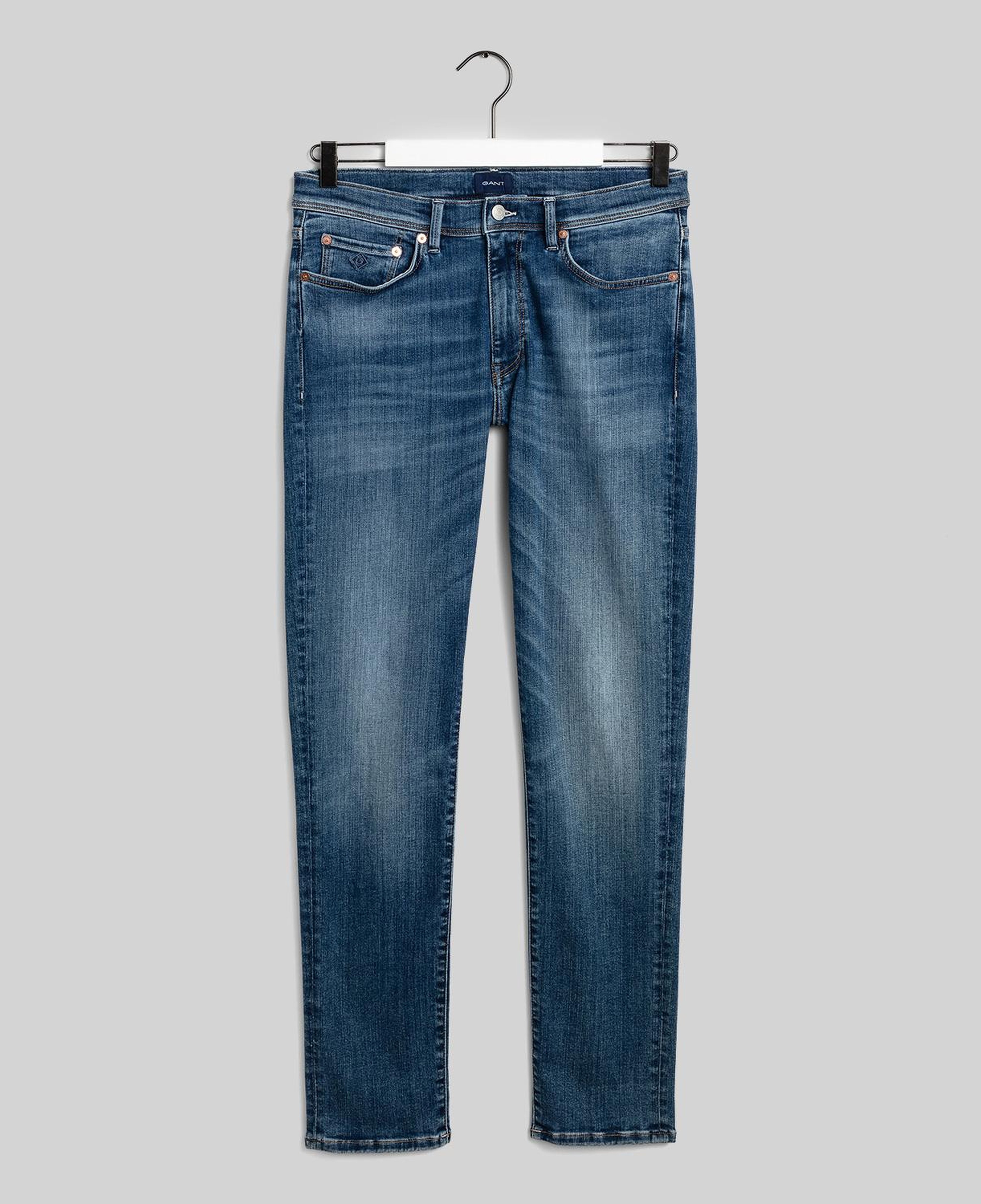 GANT Erkek Mavi Extra Slim Fit Jean Pantolon