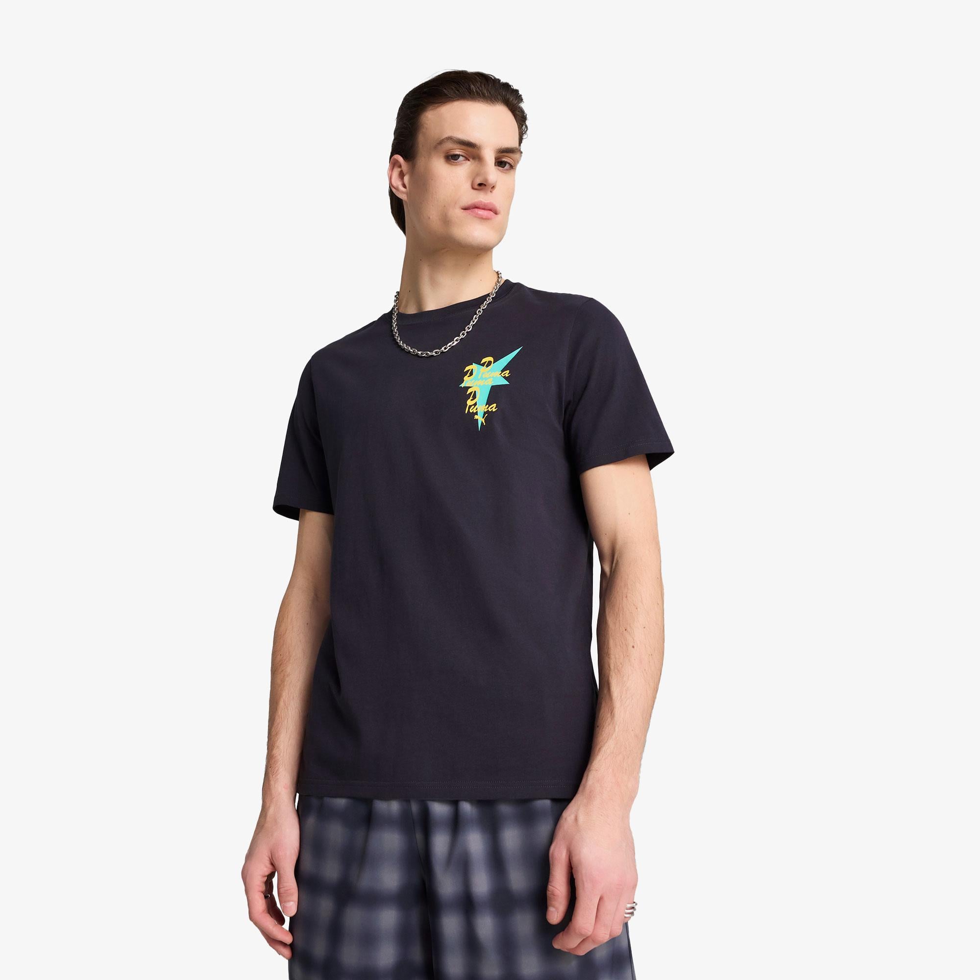 Puma Road to Unity Graphic Erkek Lacivert T-Shirt