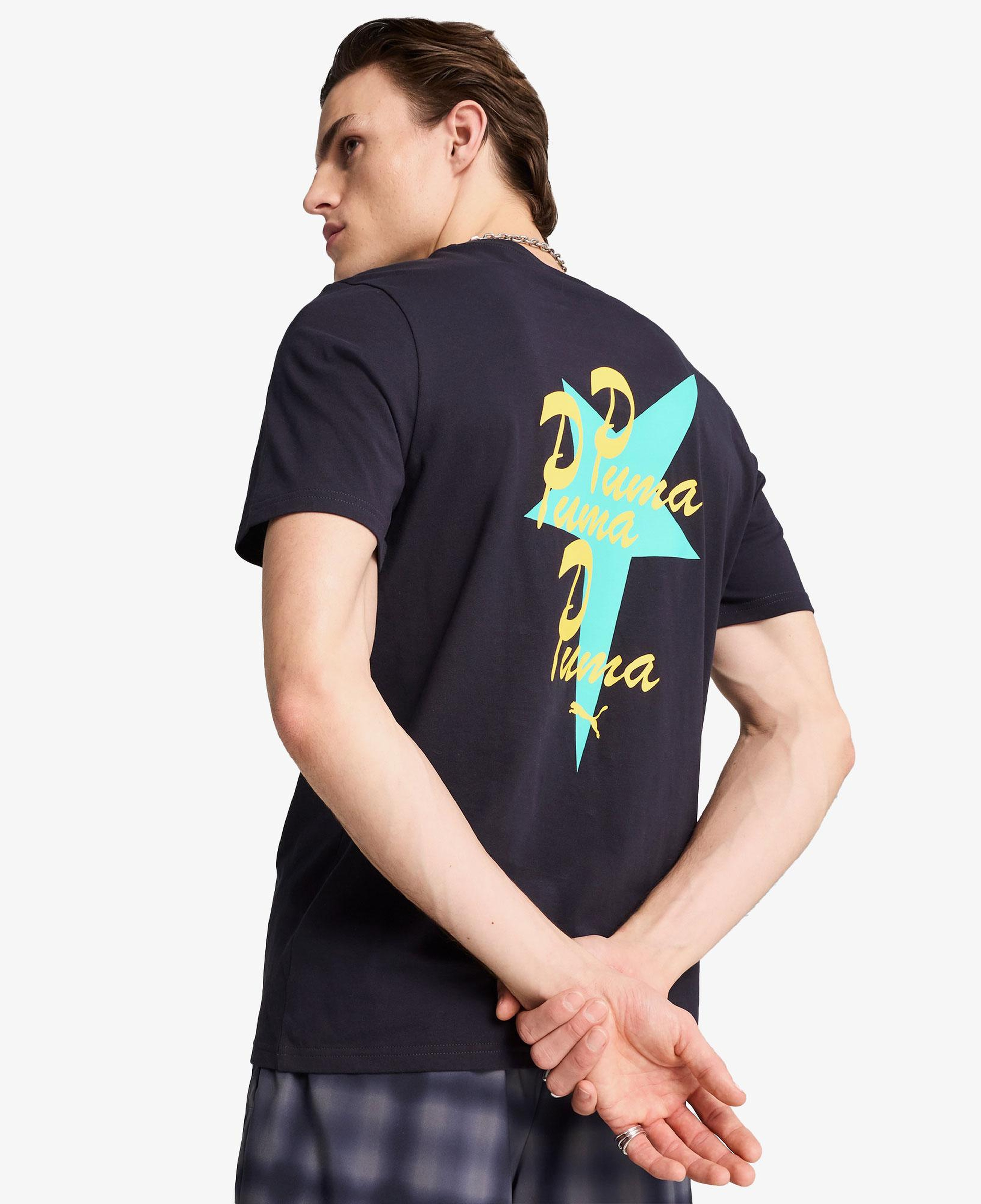 Puma Road to Unity Graphic Erkek Lacivert T-Shirt