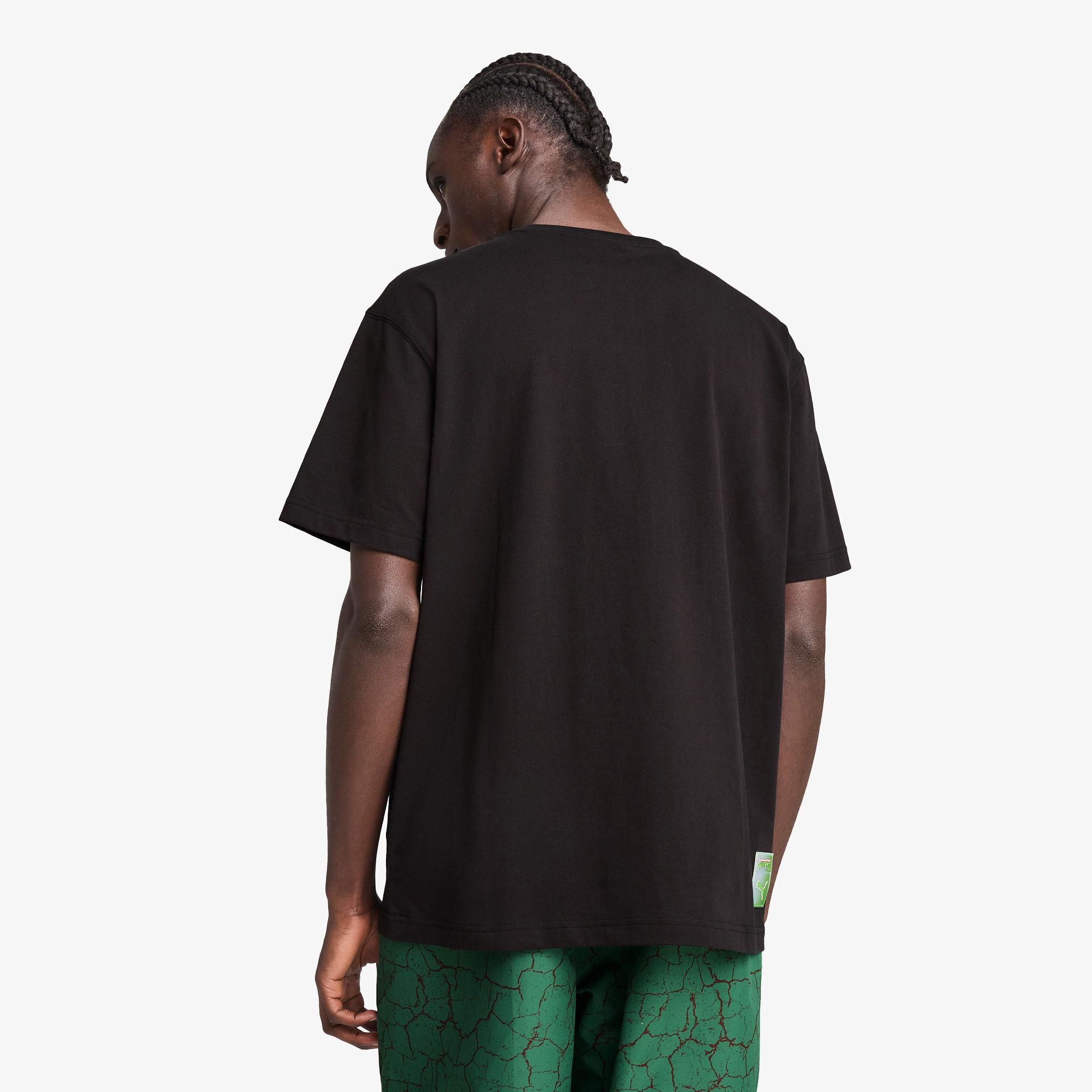 Puma X TMNT Relaxed Graphic Erkek Siyah T-Shirt