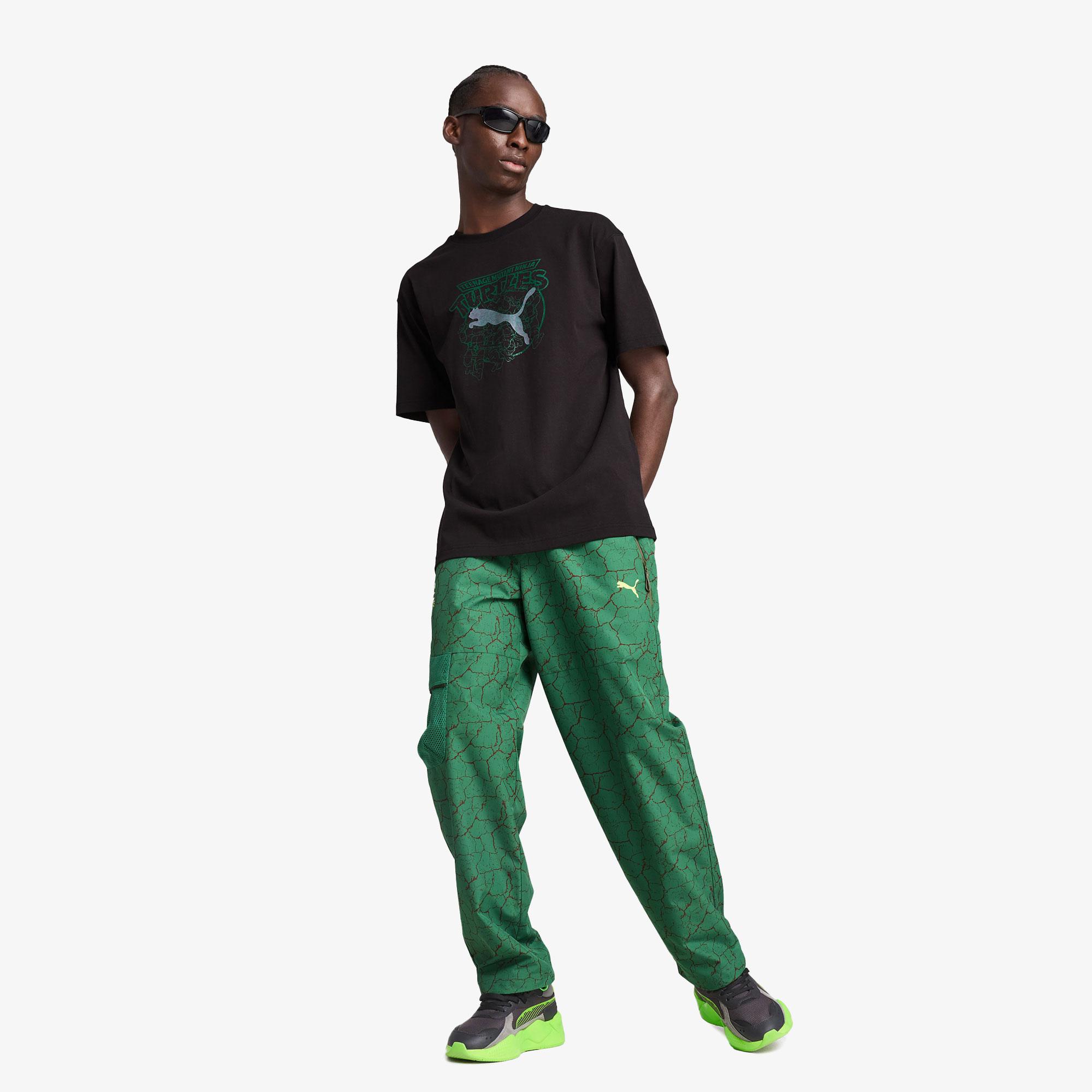 Puma X TMNT Relaxed Graphic Erkek Siyah T-Shirt