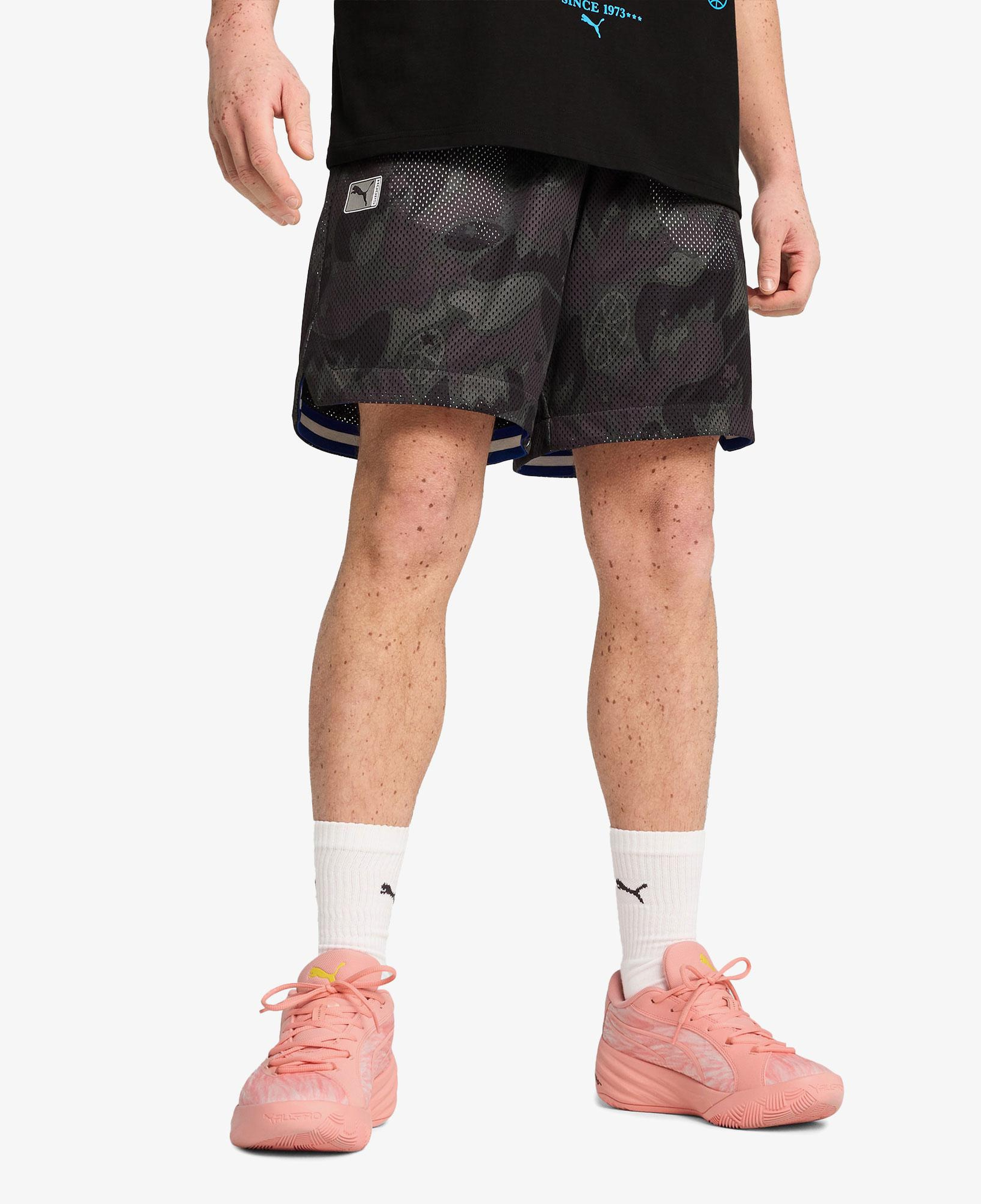 Puma Camo AOP Erkek Siyah Şort