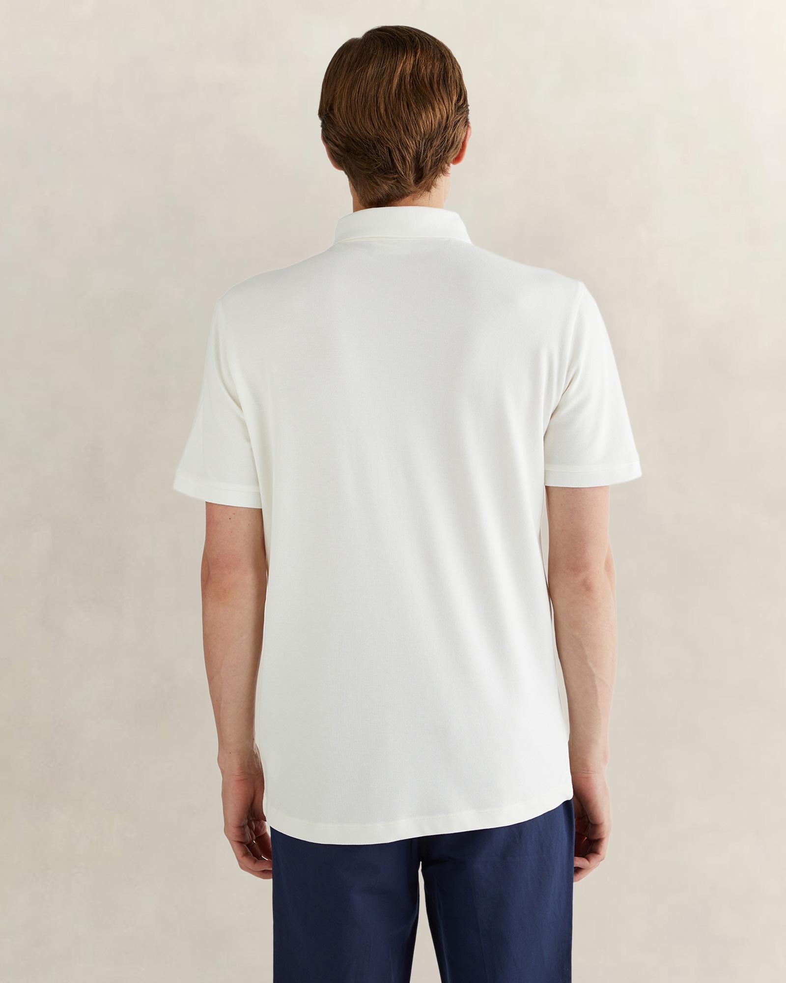 GANT Erkek Beyaz Regular Fit Logolu Polo Yaka T-Shirt