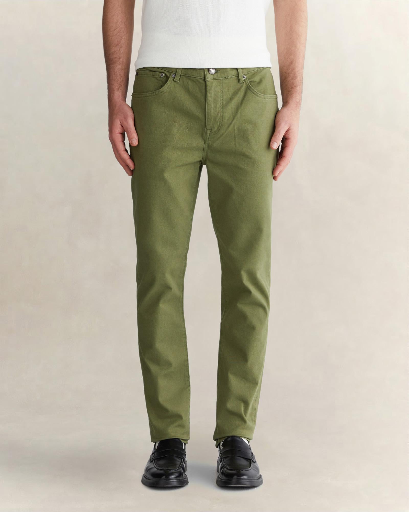 GANT Erkek Yeşil Slim Fit Jean
