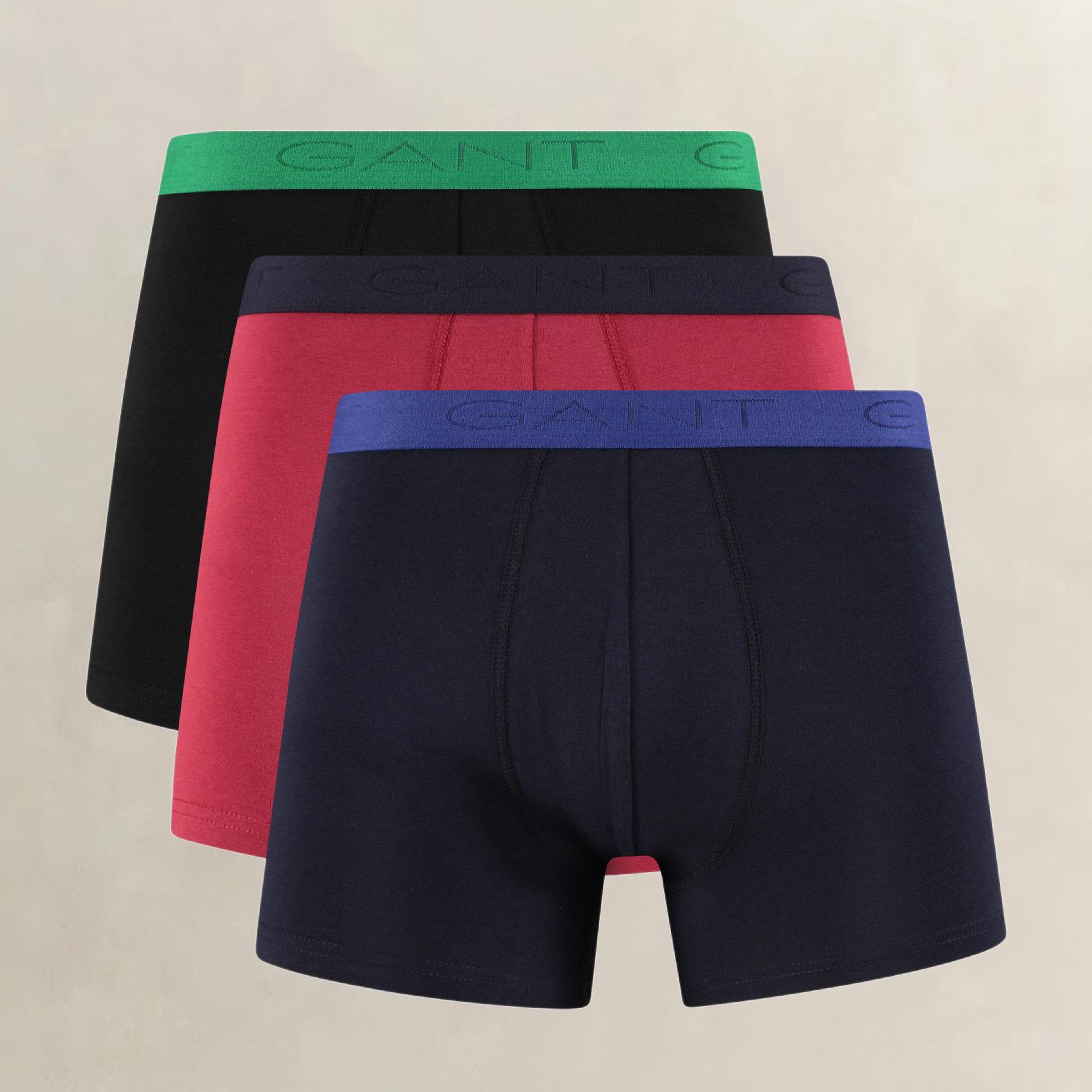 GANT Erkek Lacivert Düz Boxer