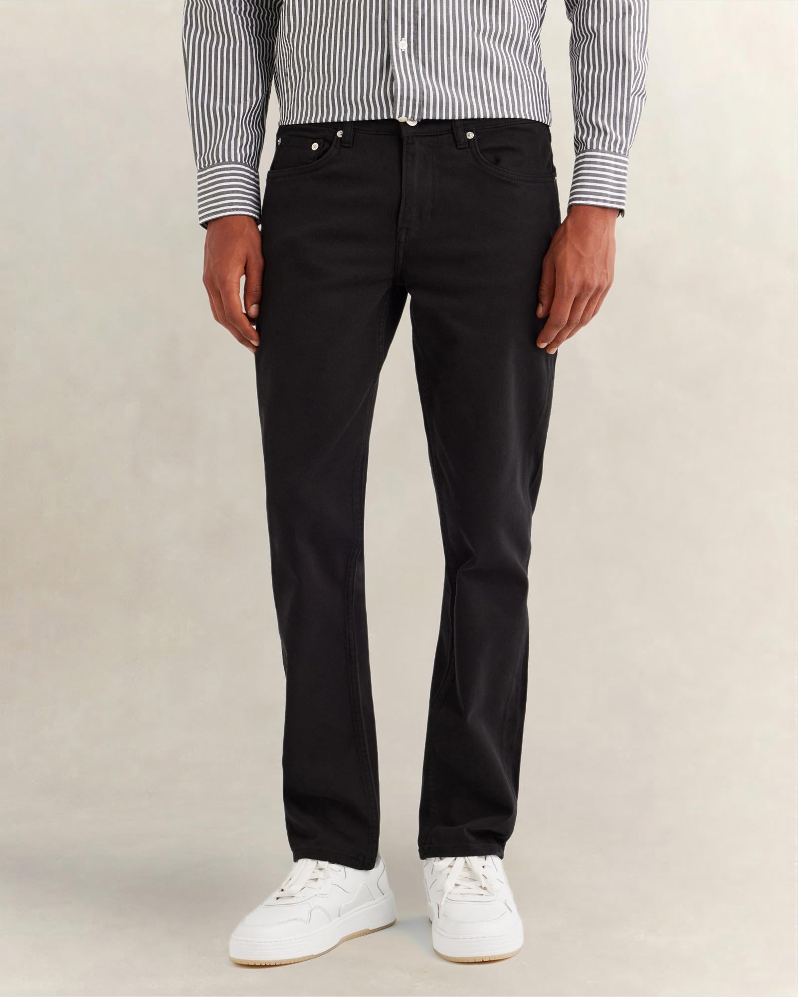 GANT Erkek Siyah Regular Fit Stay Black Jean