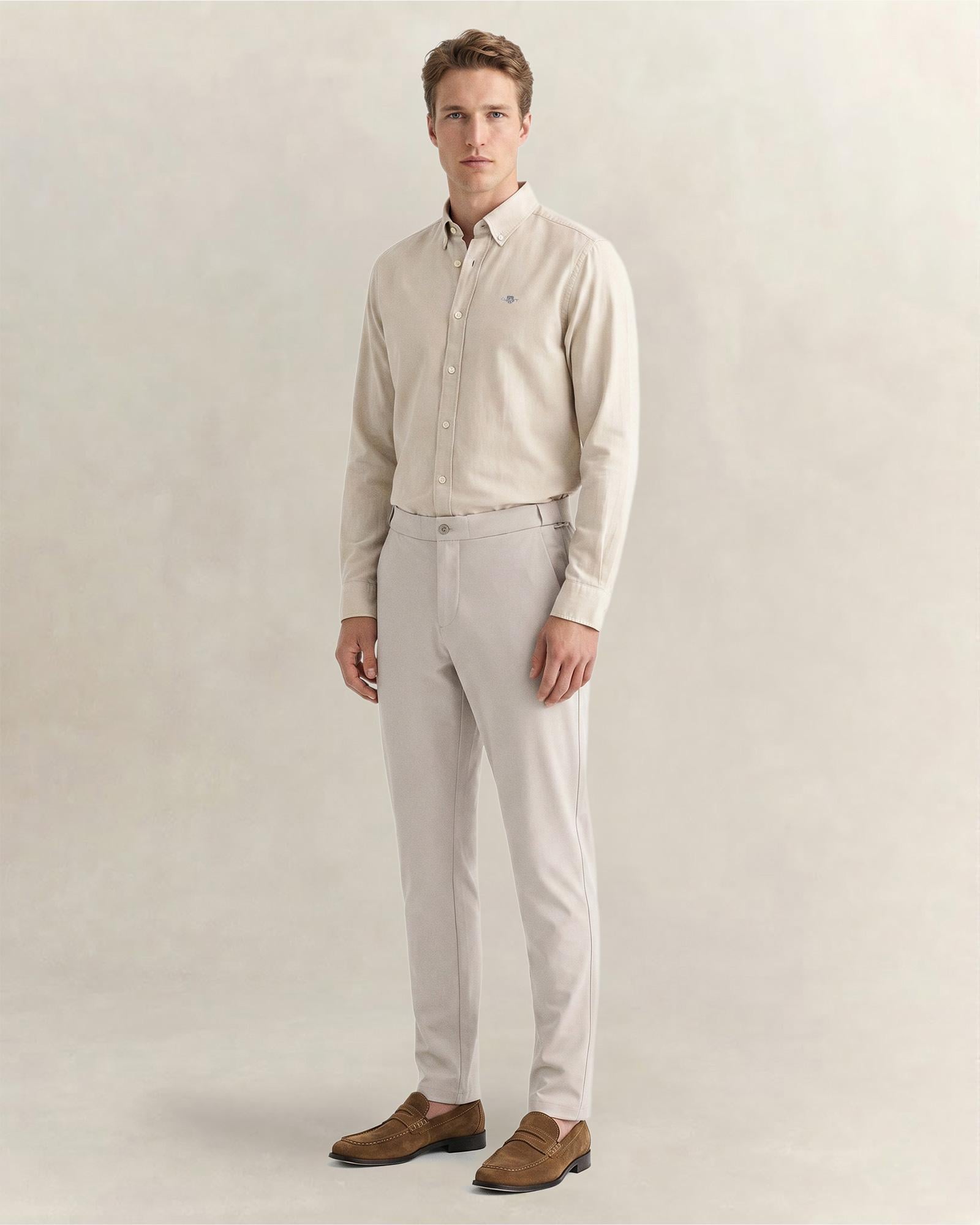 GANT Erkek Bej Regular Fit Smart Jogger Pantolon