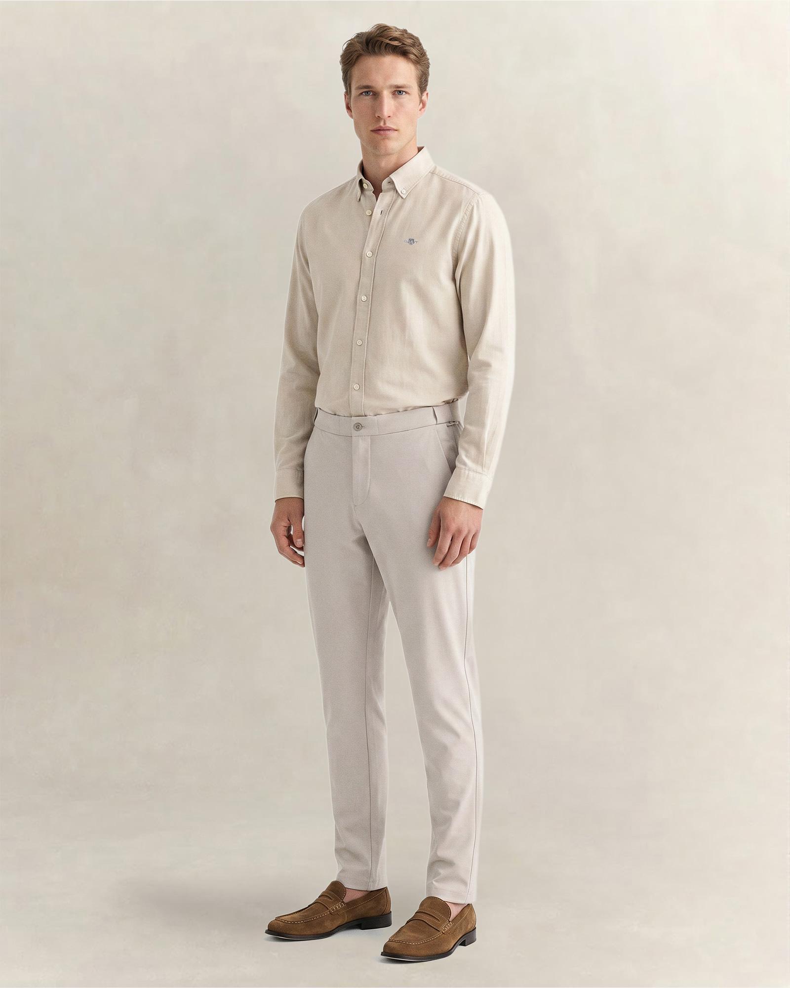 GANT Erkek Bej Regular Fit Smart Jogger Pantolon