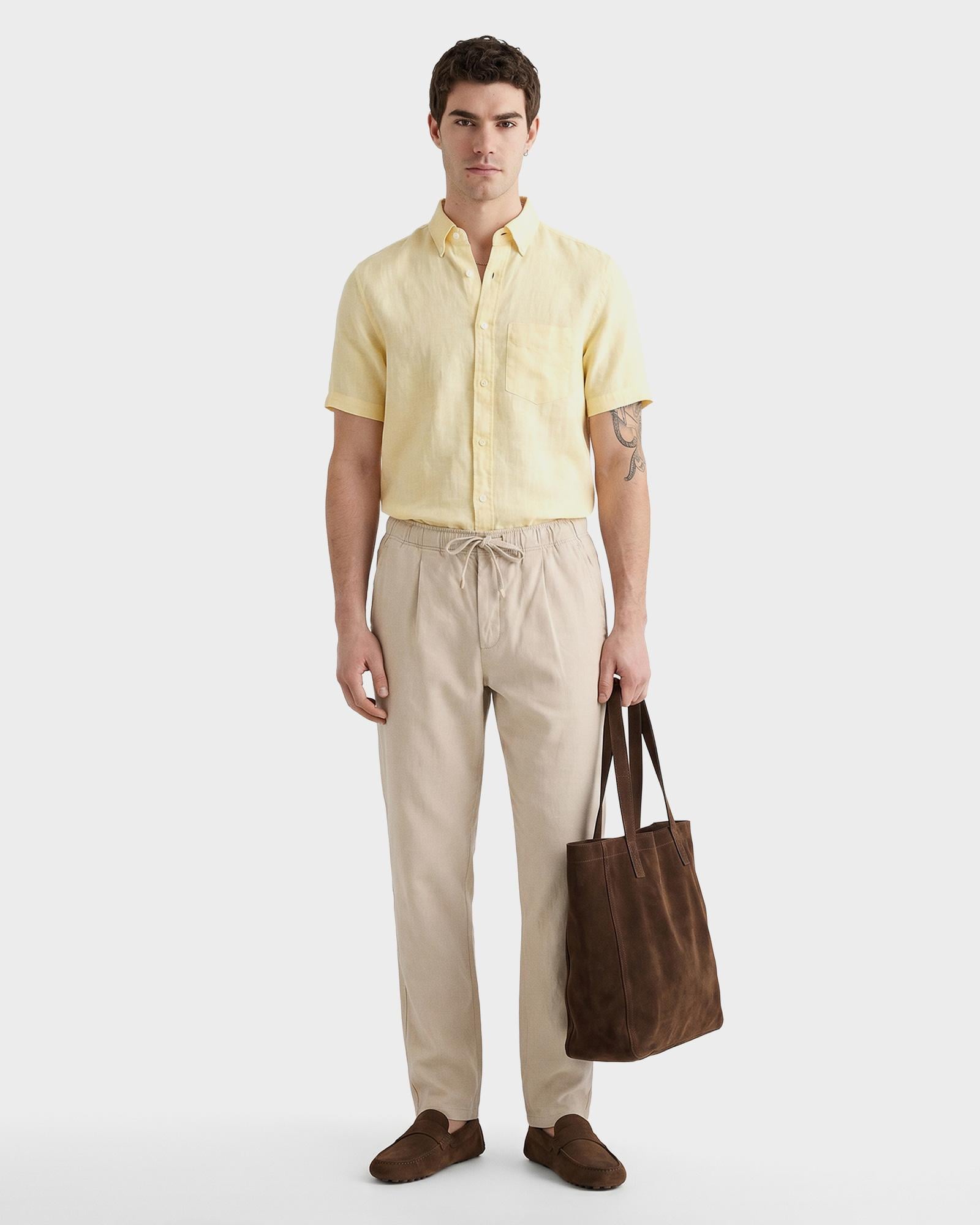 GANT Erkek Bej Regular Fit Jogger Pantolon