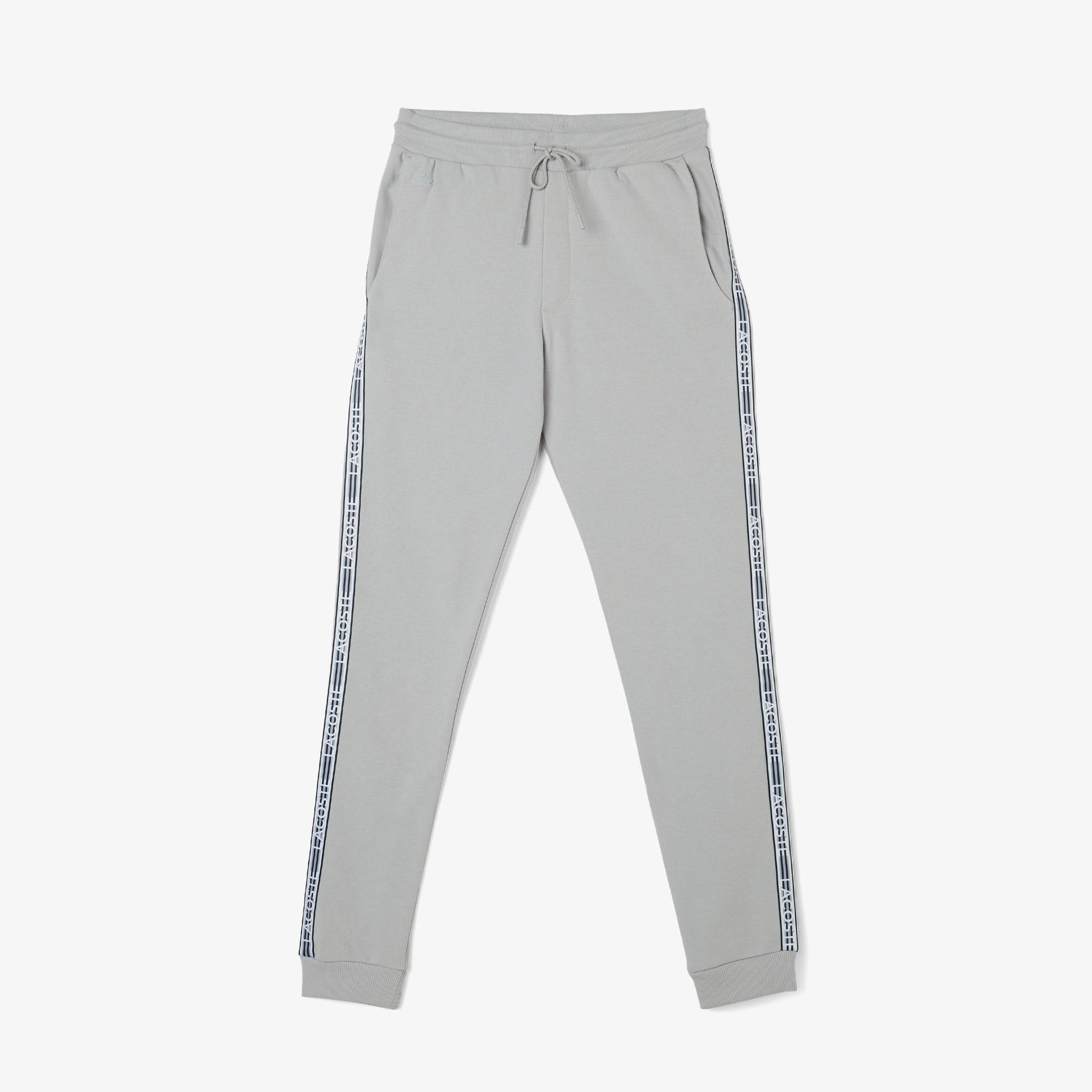 Erkek Relaxed Fit Baskılı Gri Eşofman Altı