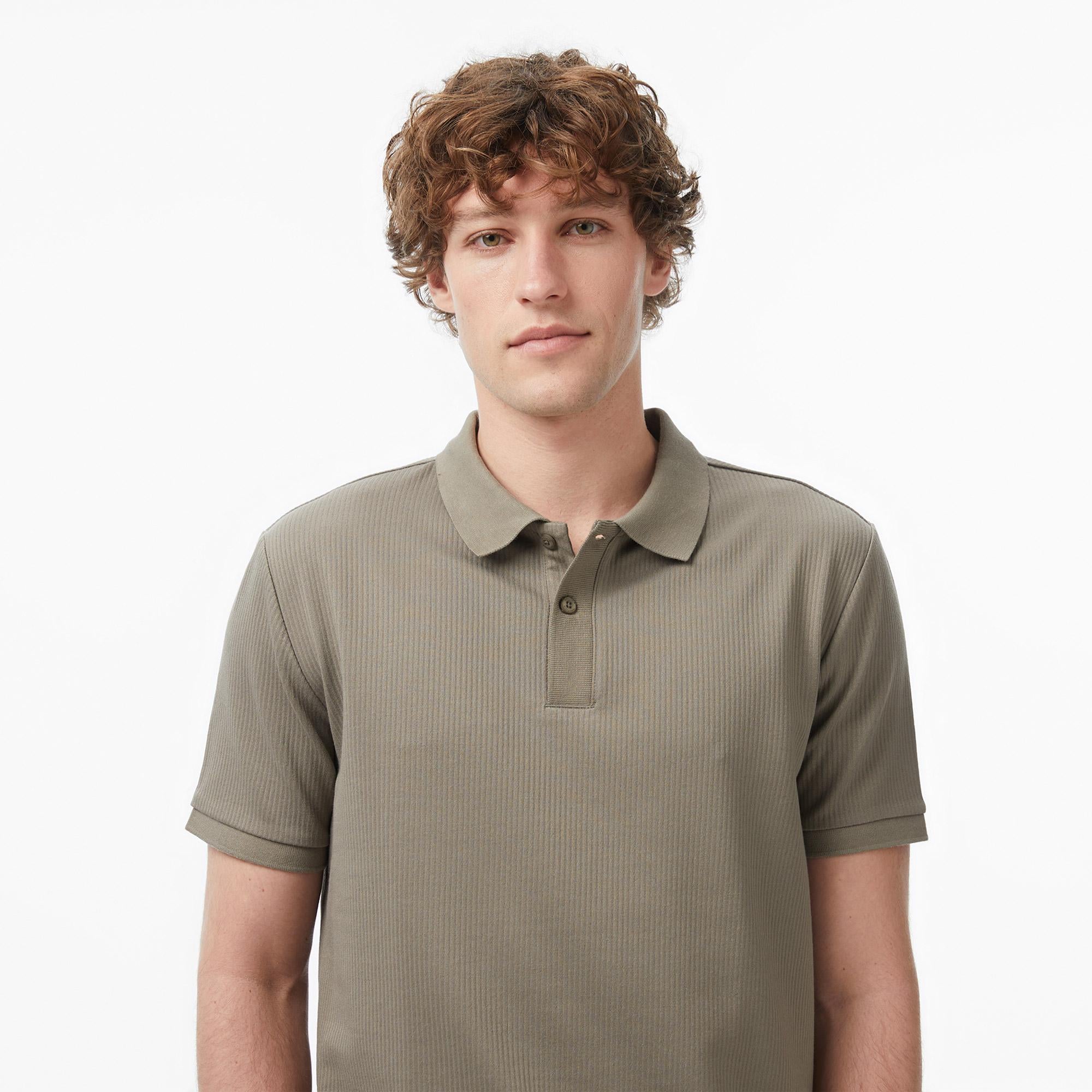 Nautica Erkek Yeşil Regular Fit Polo Yaka T-Shirt