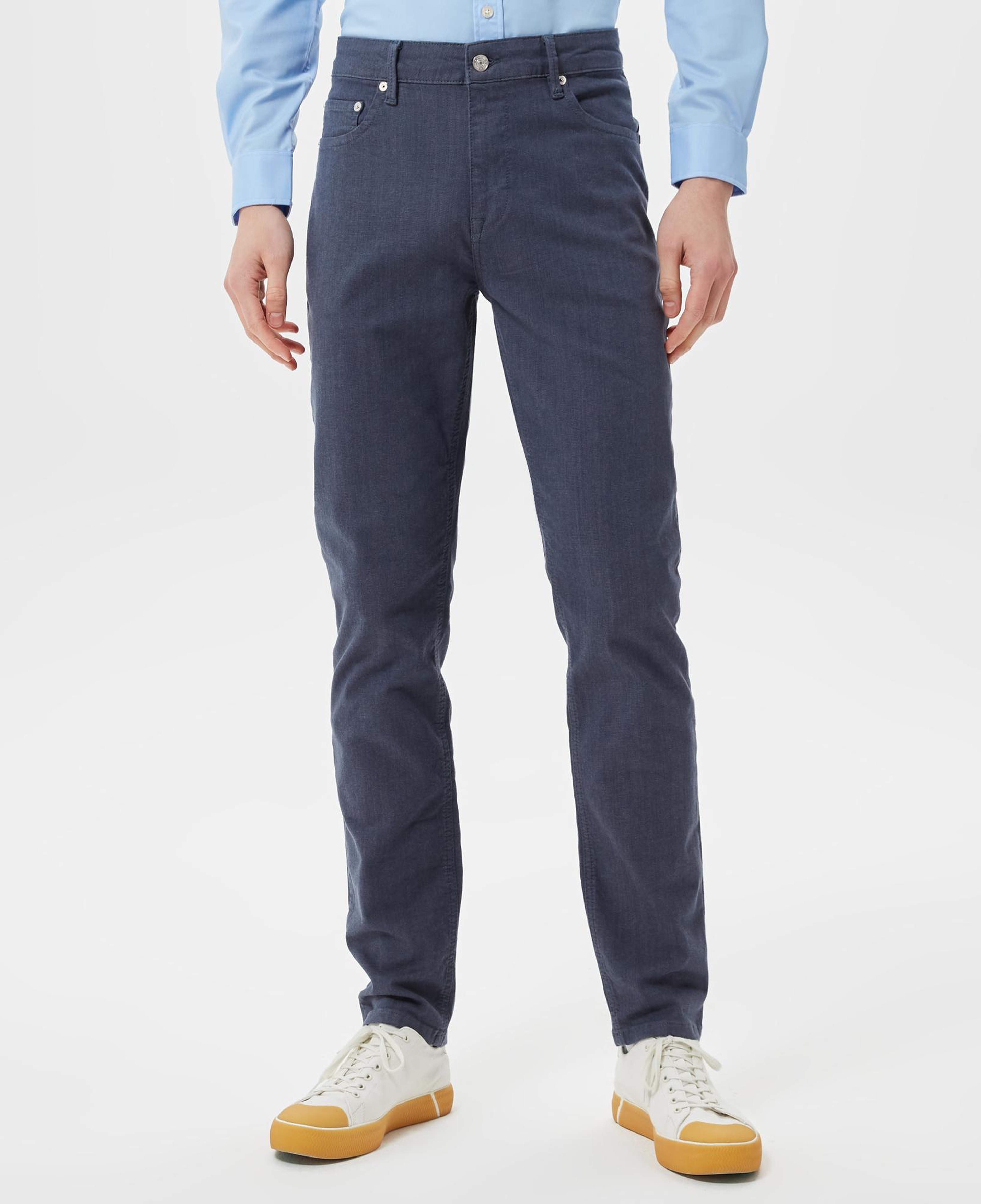 Erkek Slim Fit Lacivert Pantolon