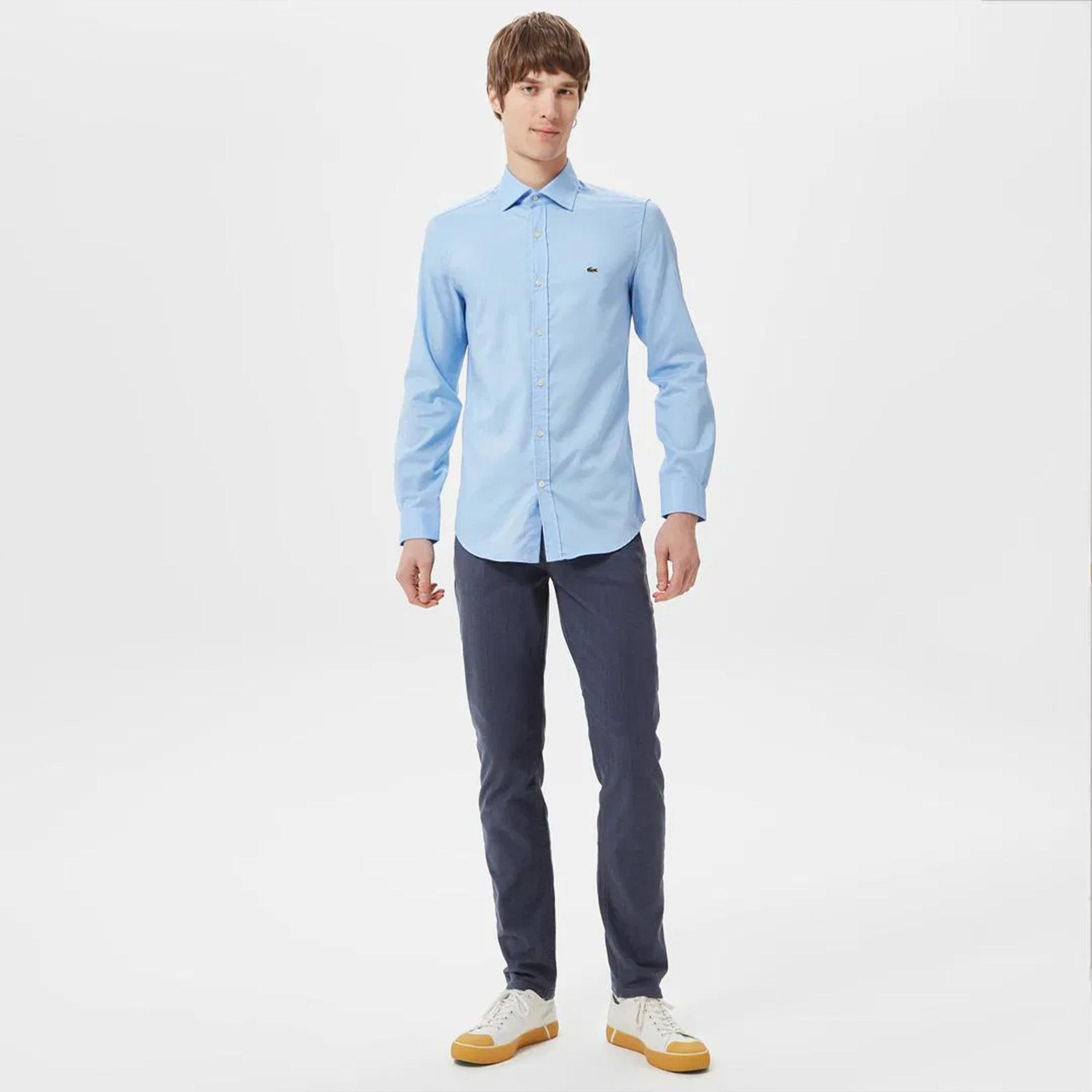 Erkek Slim Fit Gri Pantolon