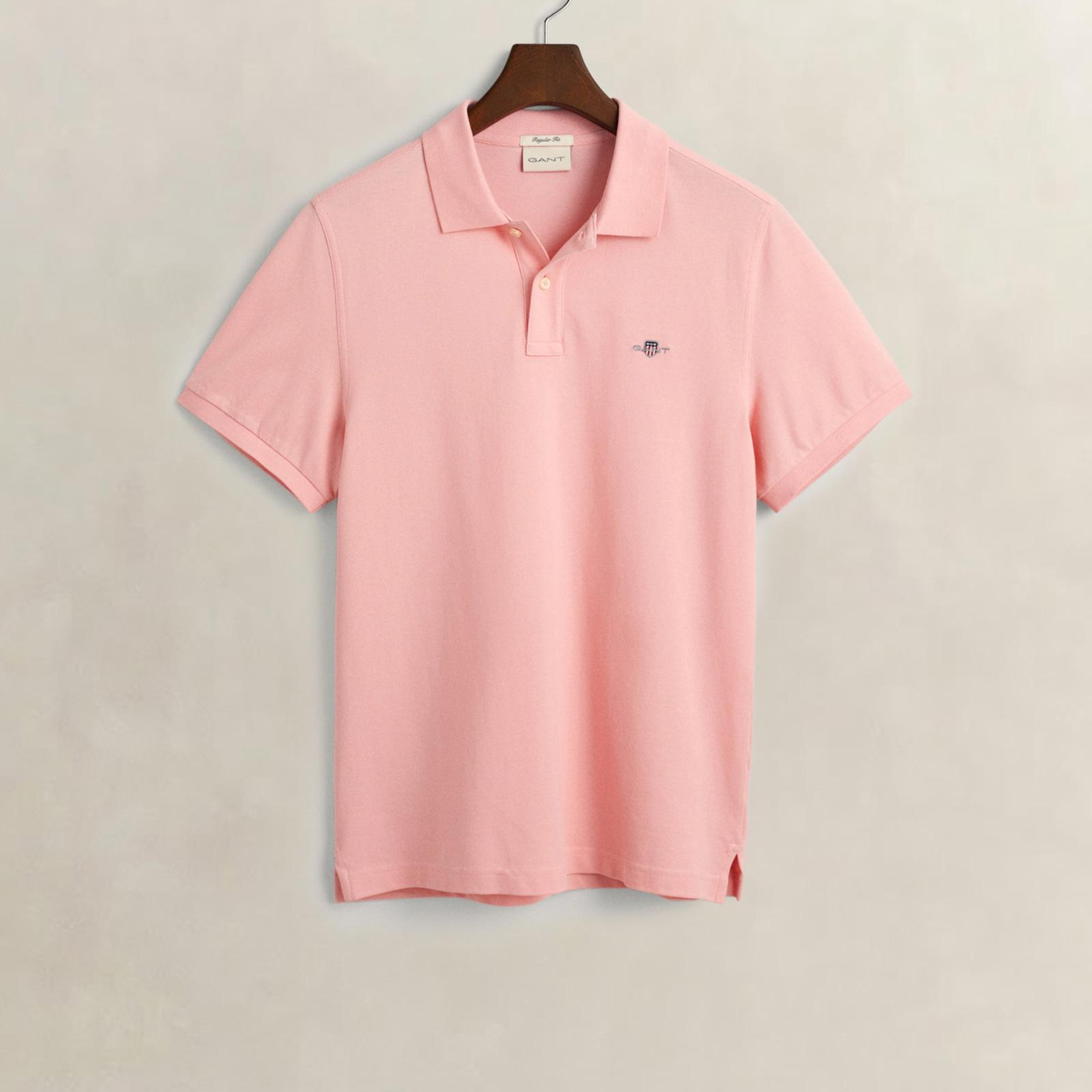 GANT Erkek Pembe Regular Fit Logolu Polo