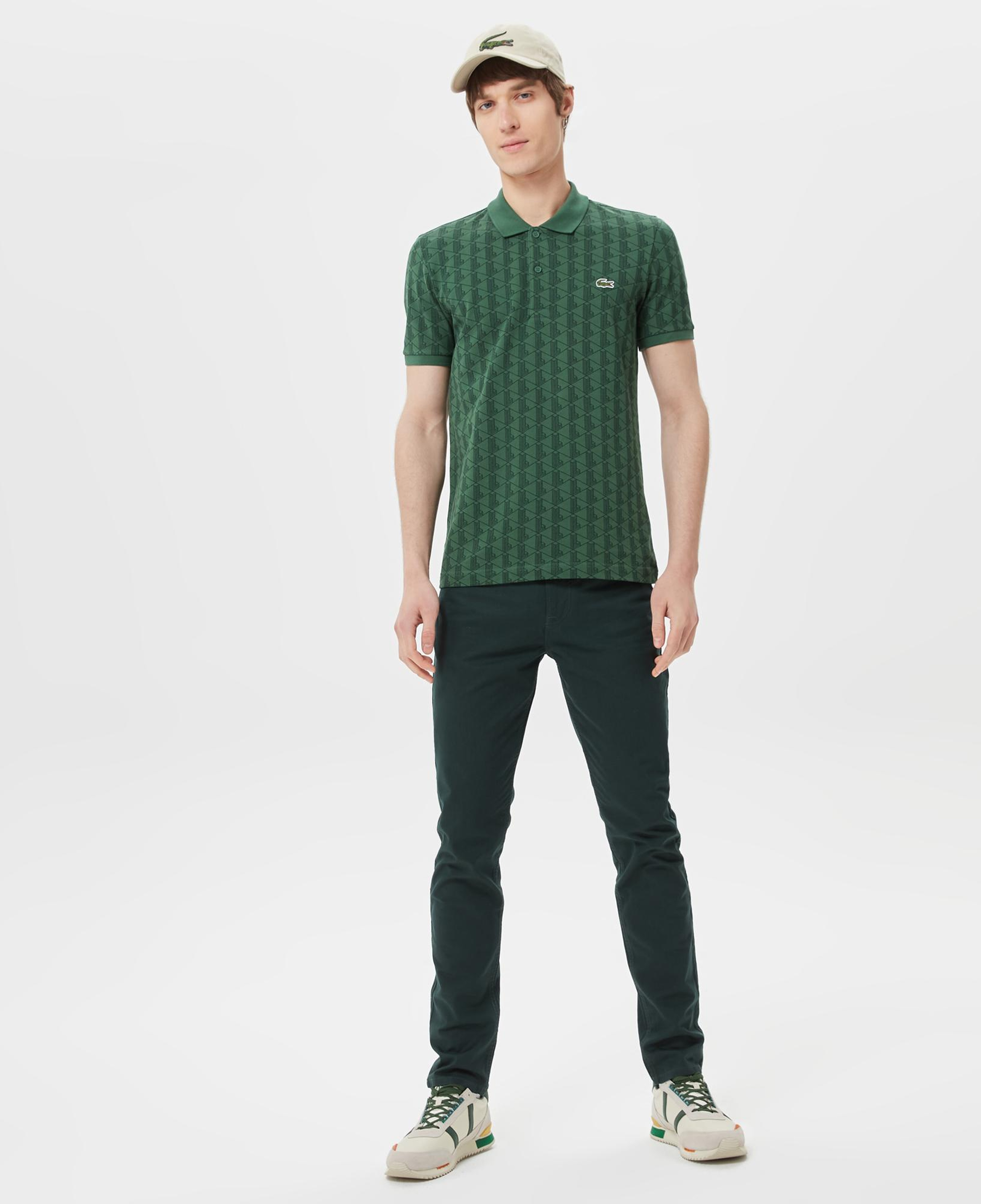 Erkek Slim Fit Yeşil Pantolon